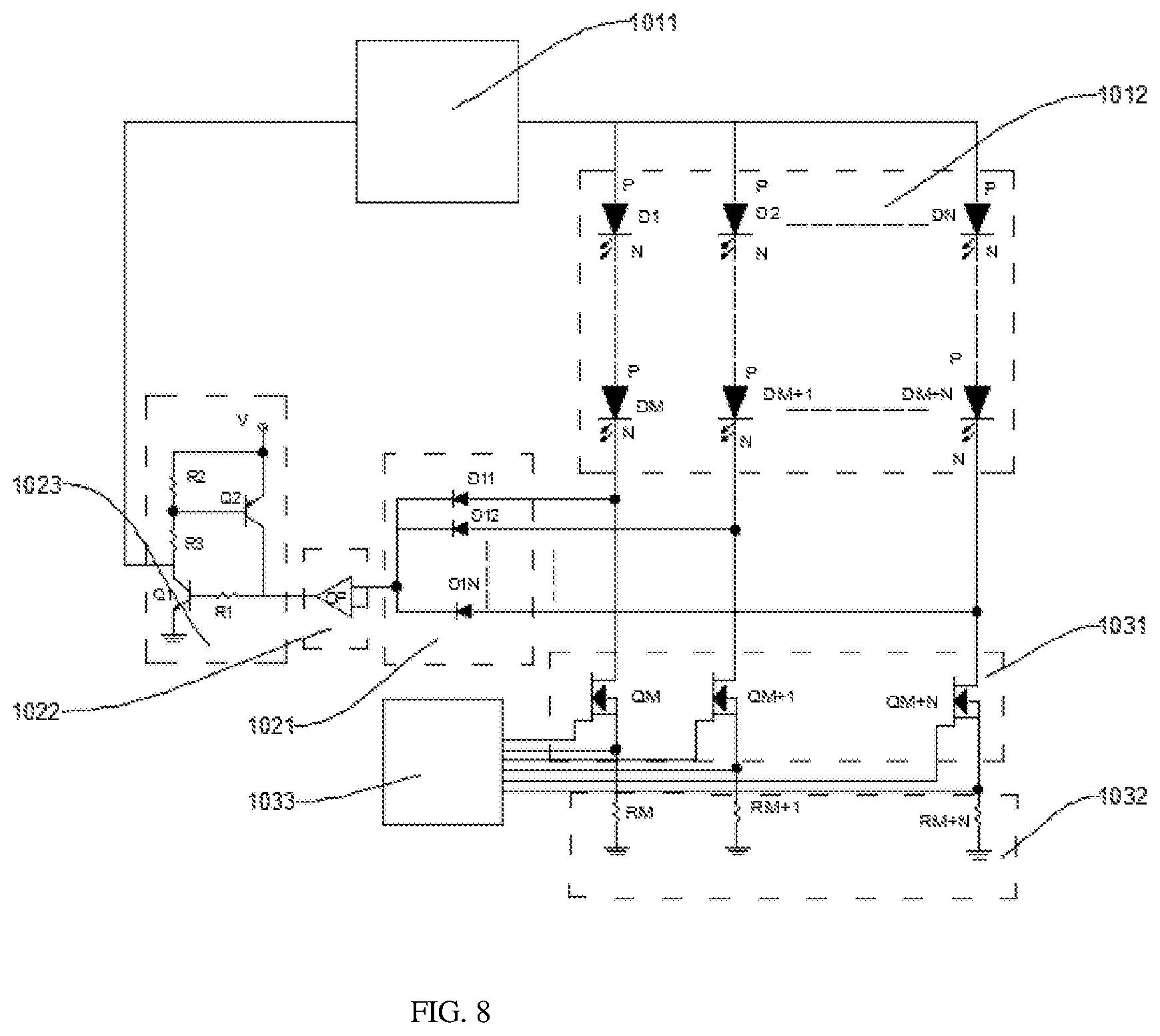 Patent US11832362 Figure 5 – Backlight driving circuit and display device