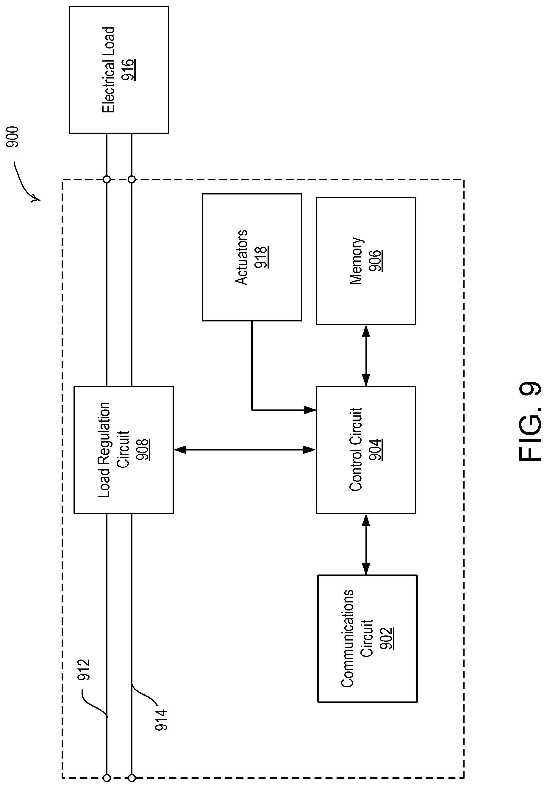 Patent US11832368 Figure 12 – State retention load control system