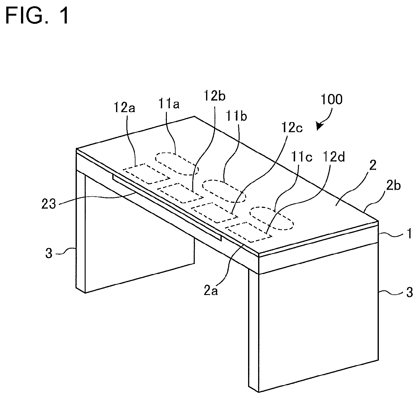 Patent US11832370 Figure 1 – Table type cooking apparatus