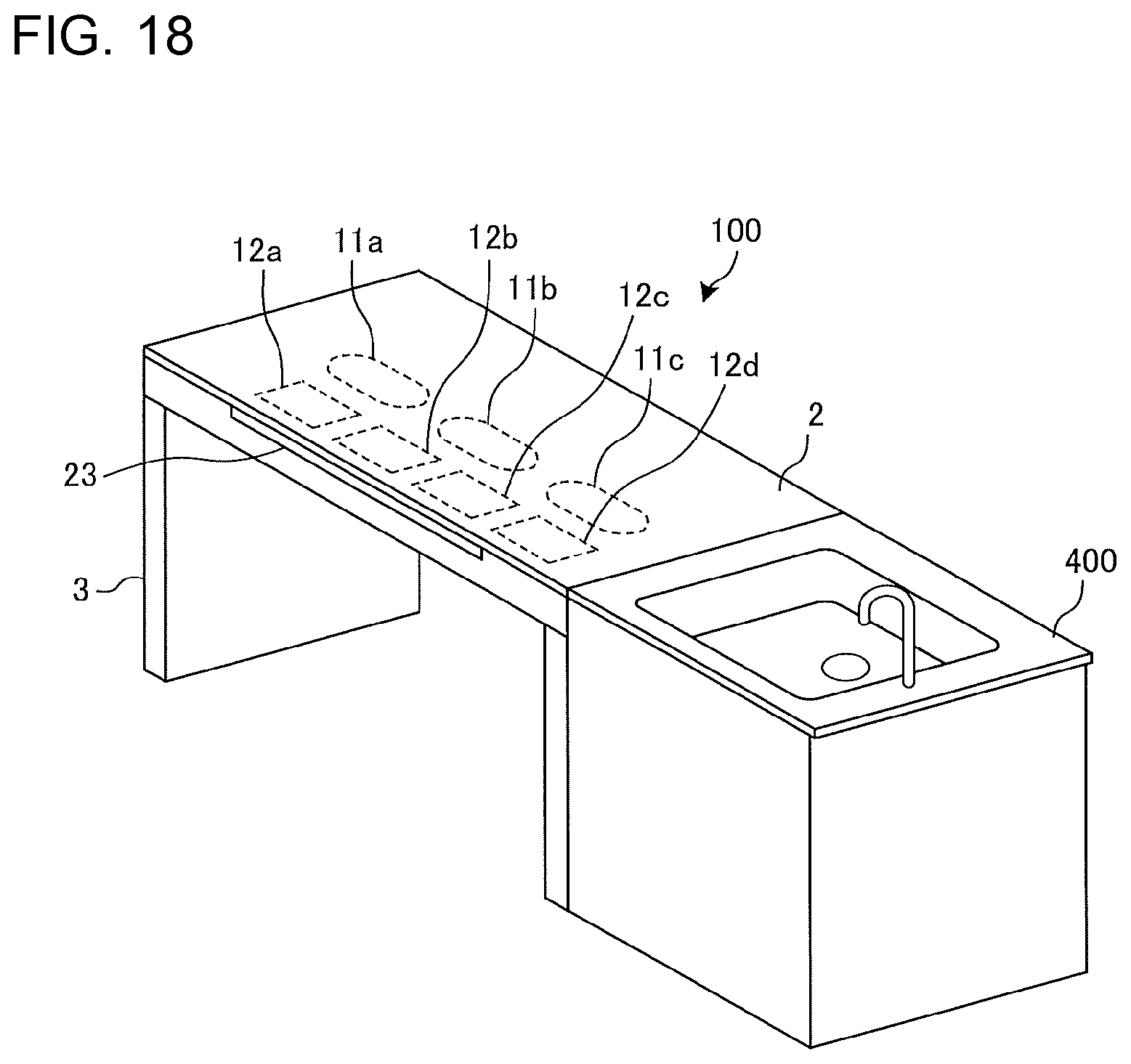 Patent US11832370 Figure 9 – Table type cooking apparatus