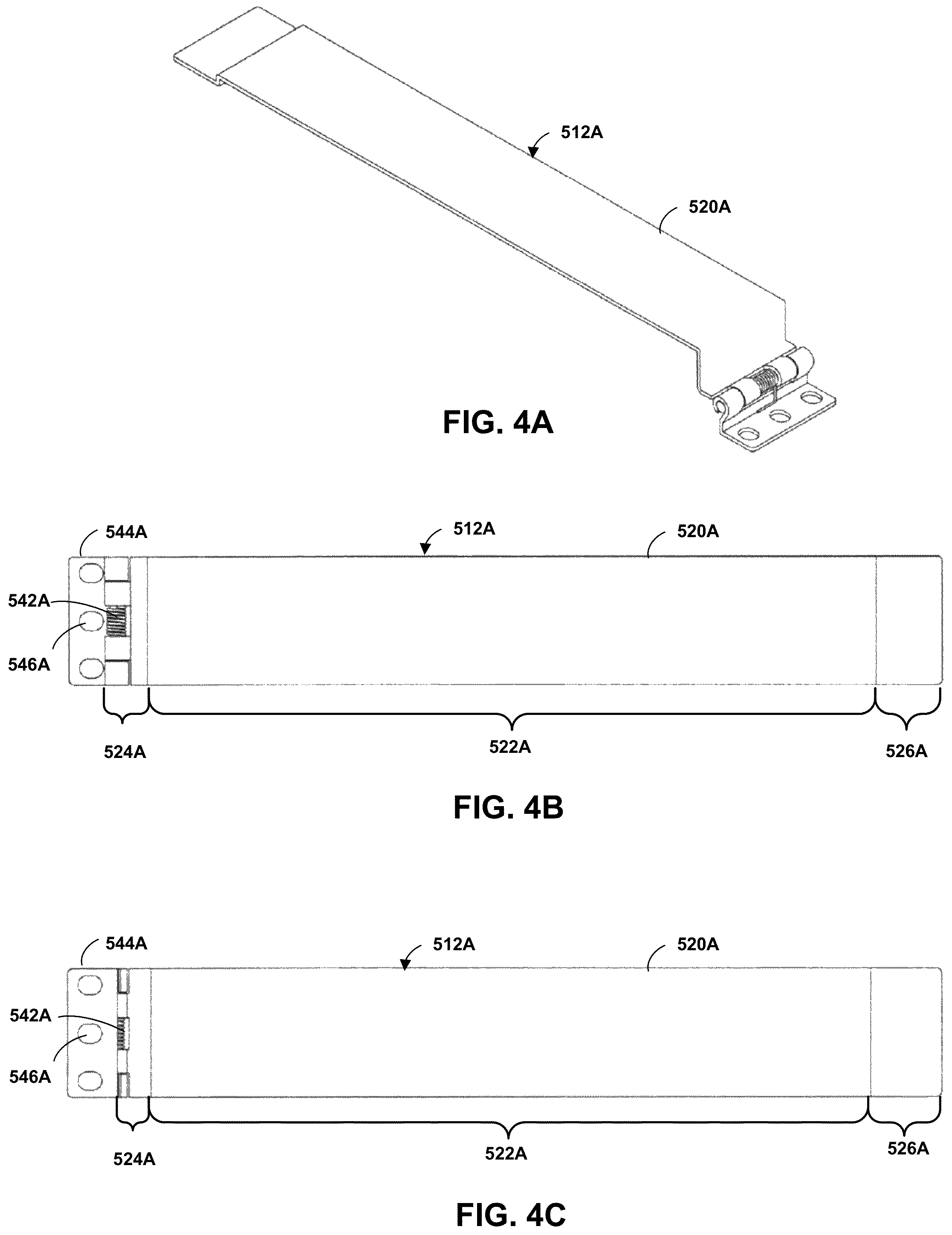 Patent US11832376 Figure 4 – Fold away blanking panel system