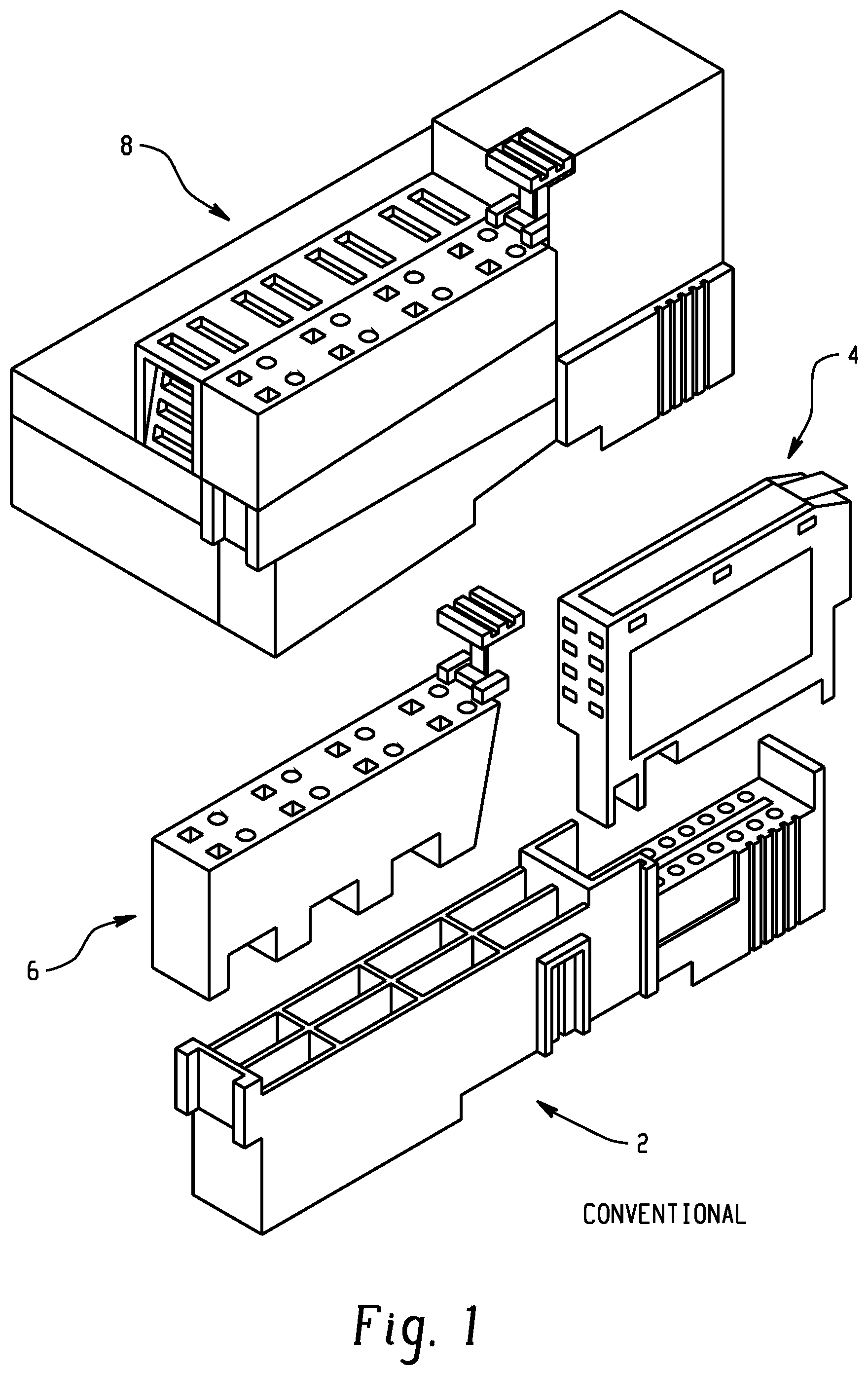 Patent US11832377 Figure 1 – Industrial control device and method for insertion and removal of a module under power without interruption