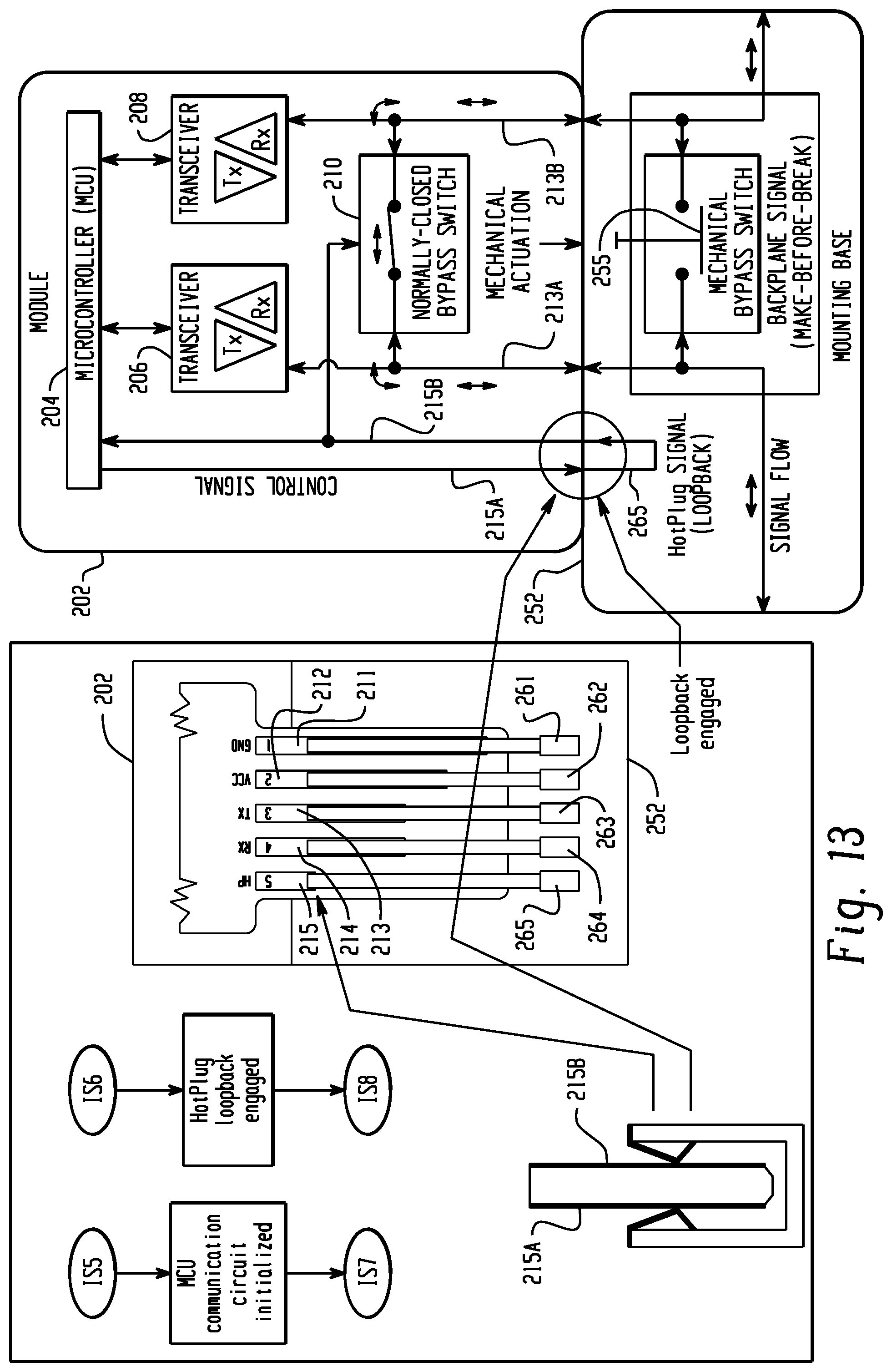 Patent US11832377 Figure 13 – Industrial control device and method for insertion and removal of a module under power without interruption