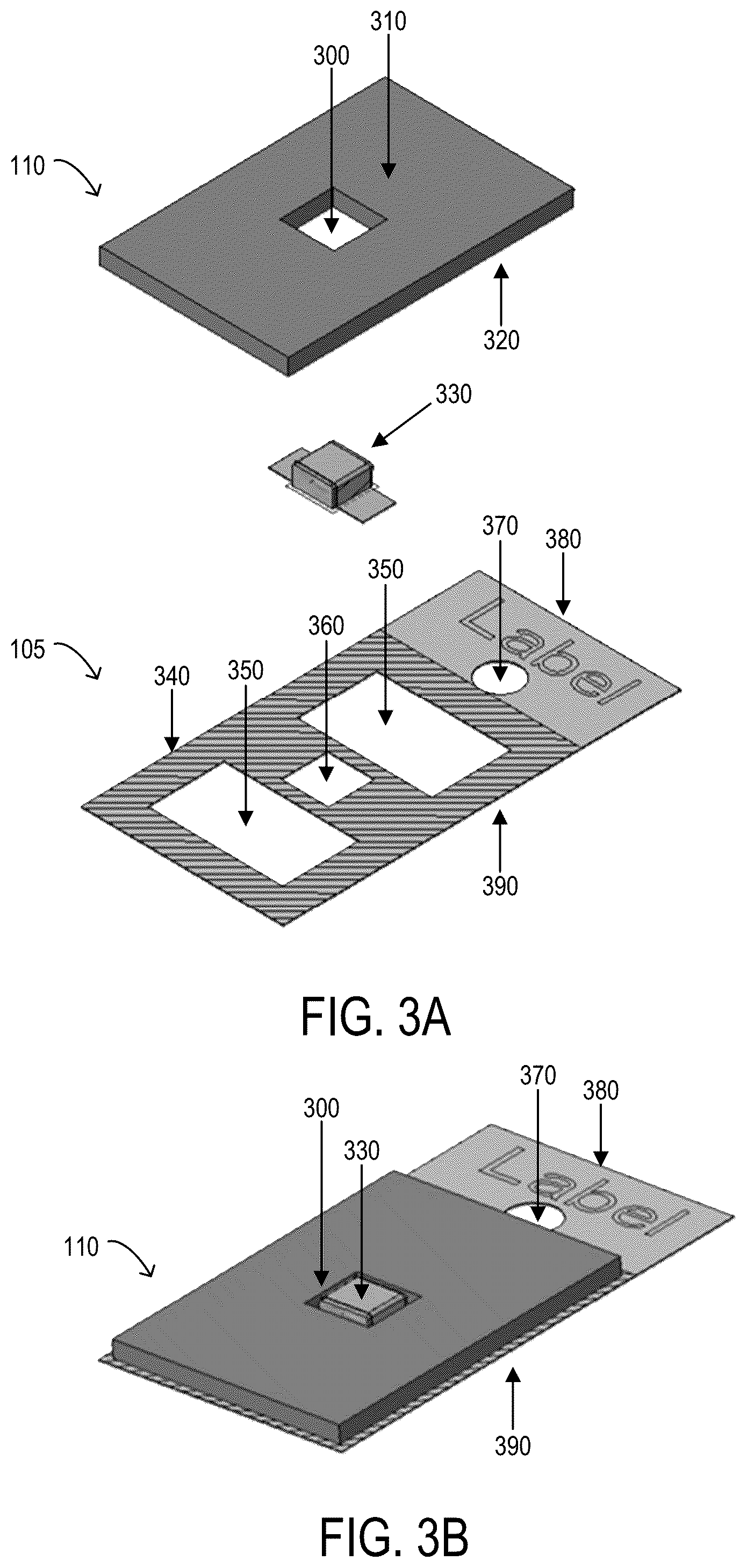 Patent US11832378 Figure 3 – Carrier device for a thermal pad of an information handling system