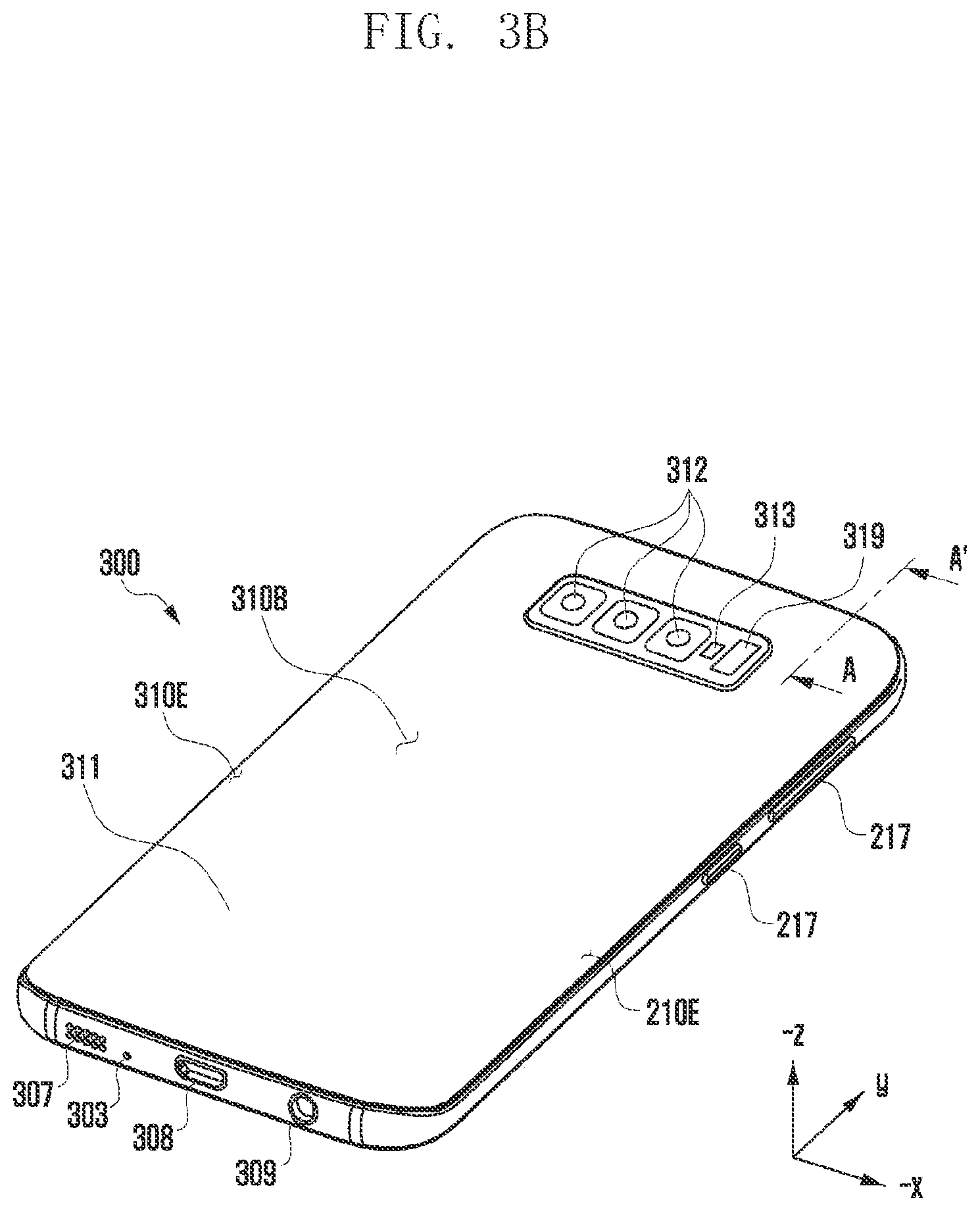 Patent US11832381 Figure 4 – Electronic device including antenna and heat dissipation structure