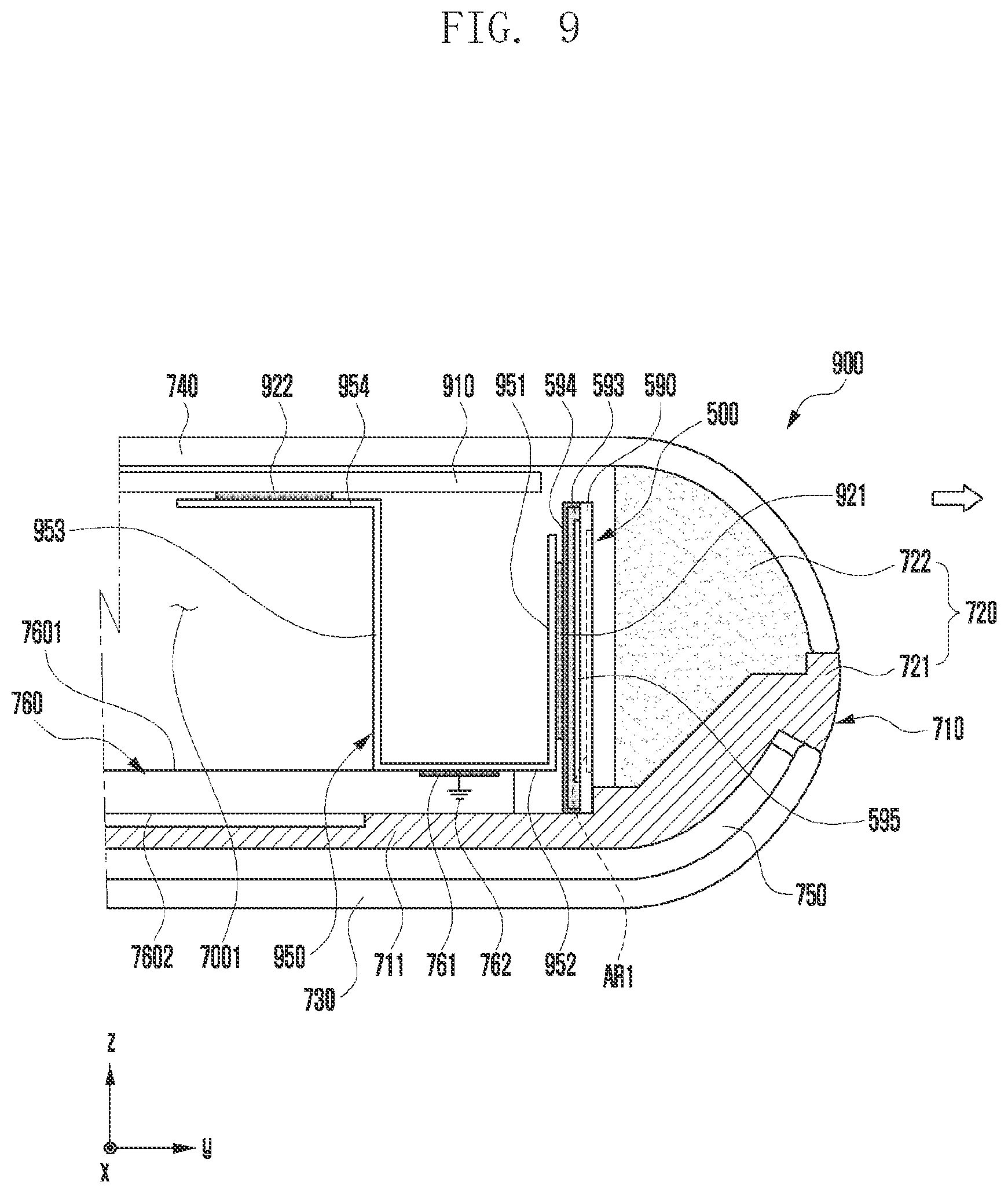 Patent US11832381 Figure 14 – Electronic device including antenna and heat dissipation structure