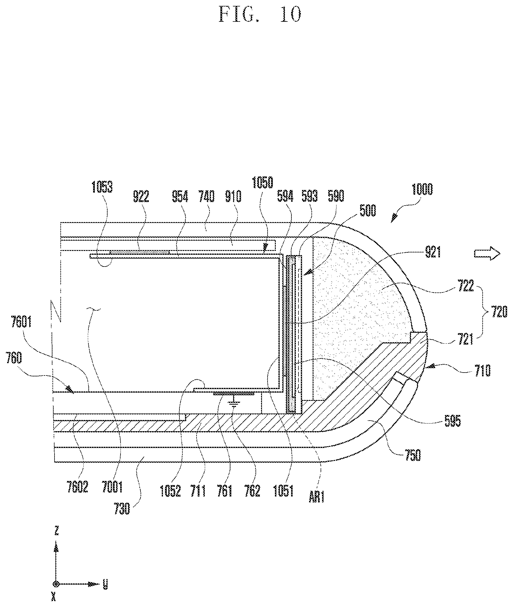 Patent US11832381 Figure 15 – Electronic device including antenna and heat dissipation structure
