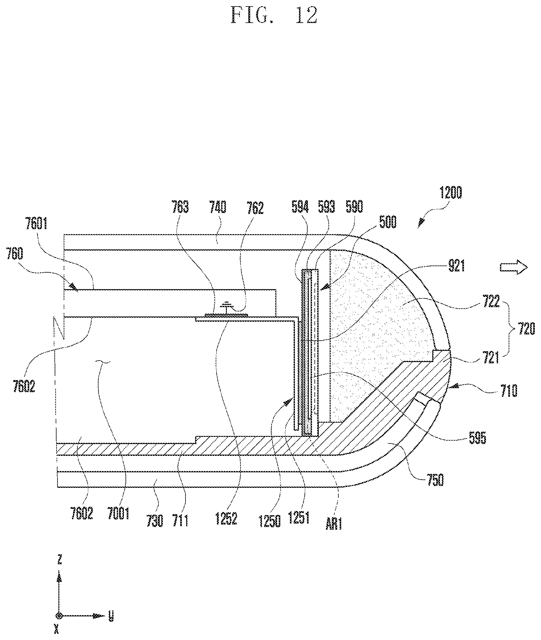 Patent US11832381 Figure 17 – Electronic device including antenna and heat dissipation structure