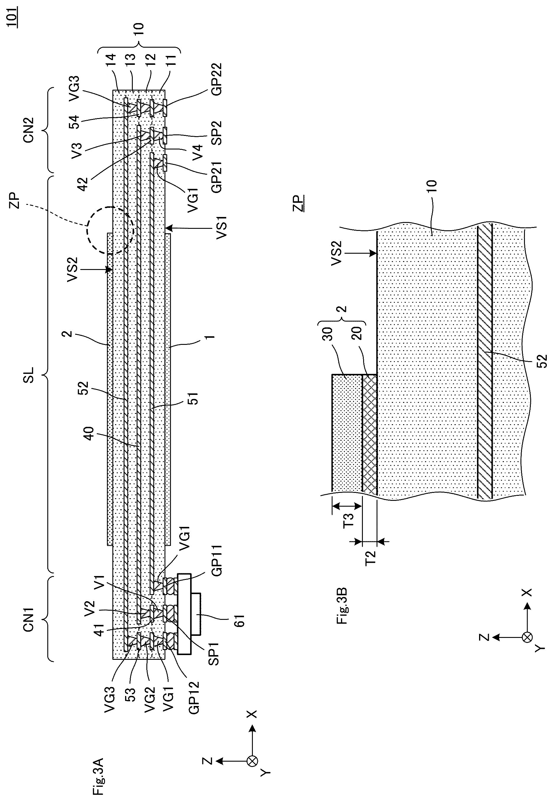Patent US11832384 Figure 3 – Multilayer resin substrate and method of manufacturing multilayer resin substrate