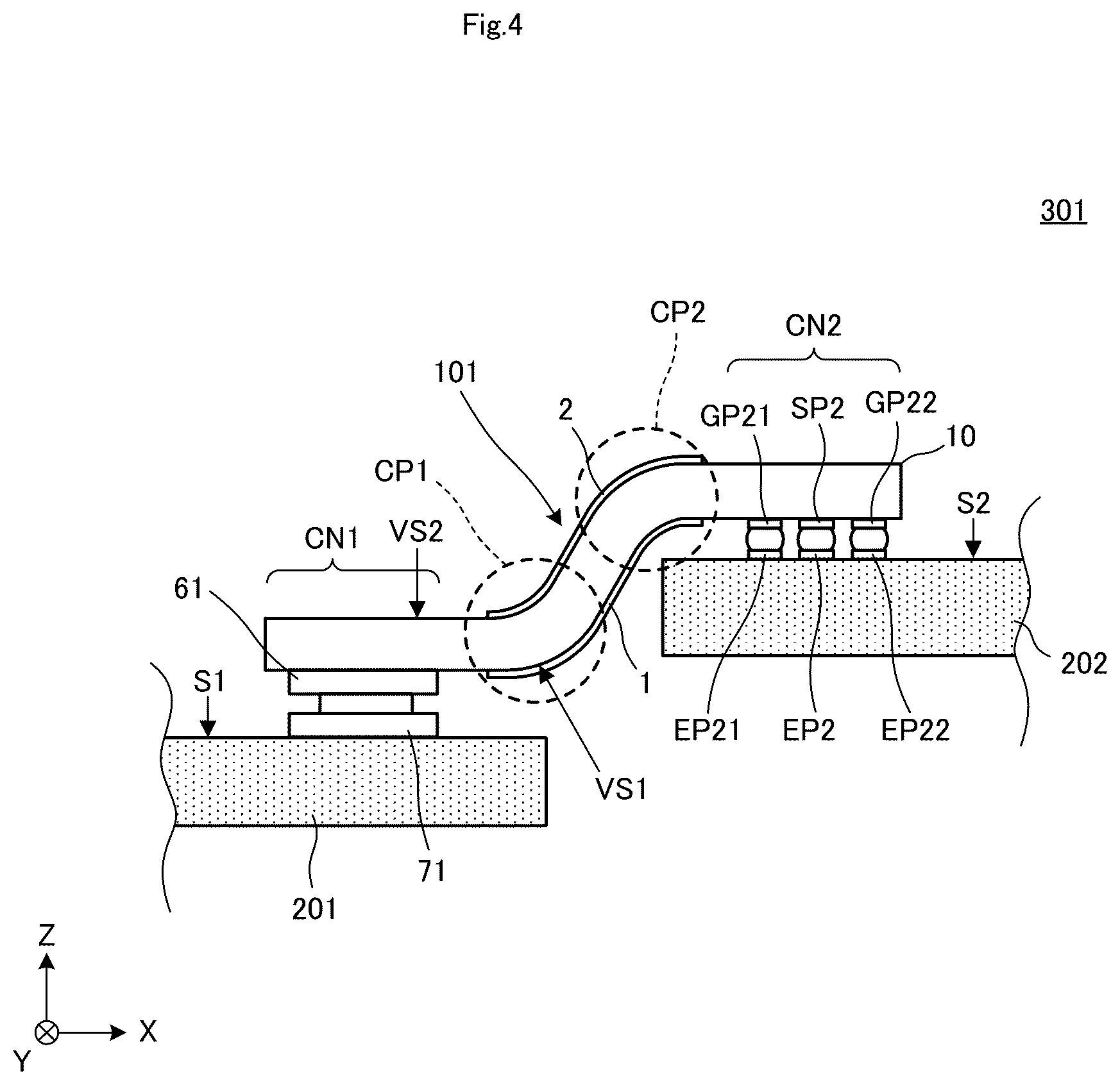 Patent US11832384 Figure 4 – Multilayer resin substrate and method of manufacturing multilayer resin substrate