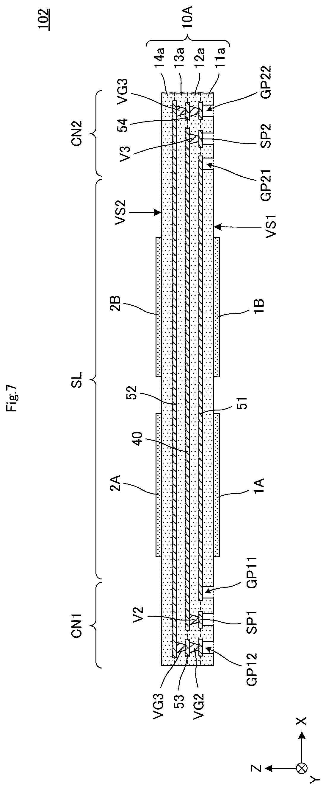 Patent US11832384 Figure 7 – Multilayer resin substrate and method of manufacturing multilayer resin substrate