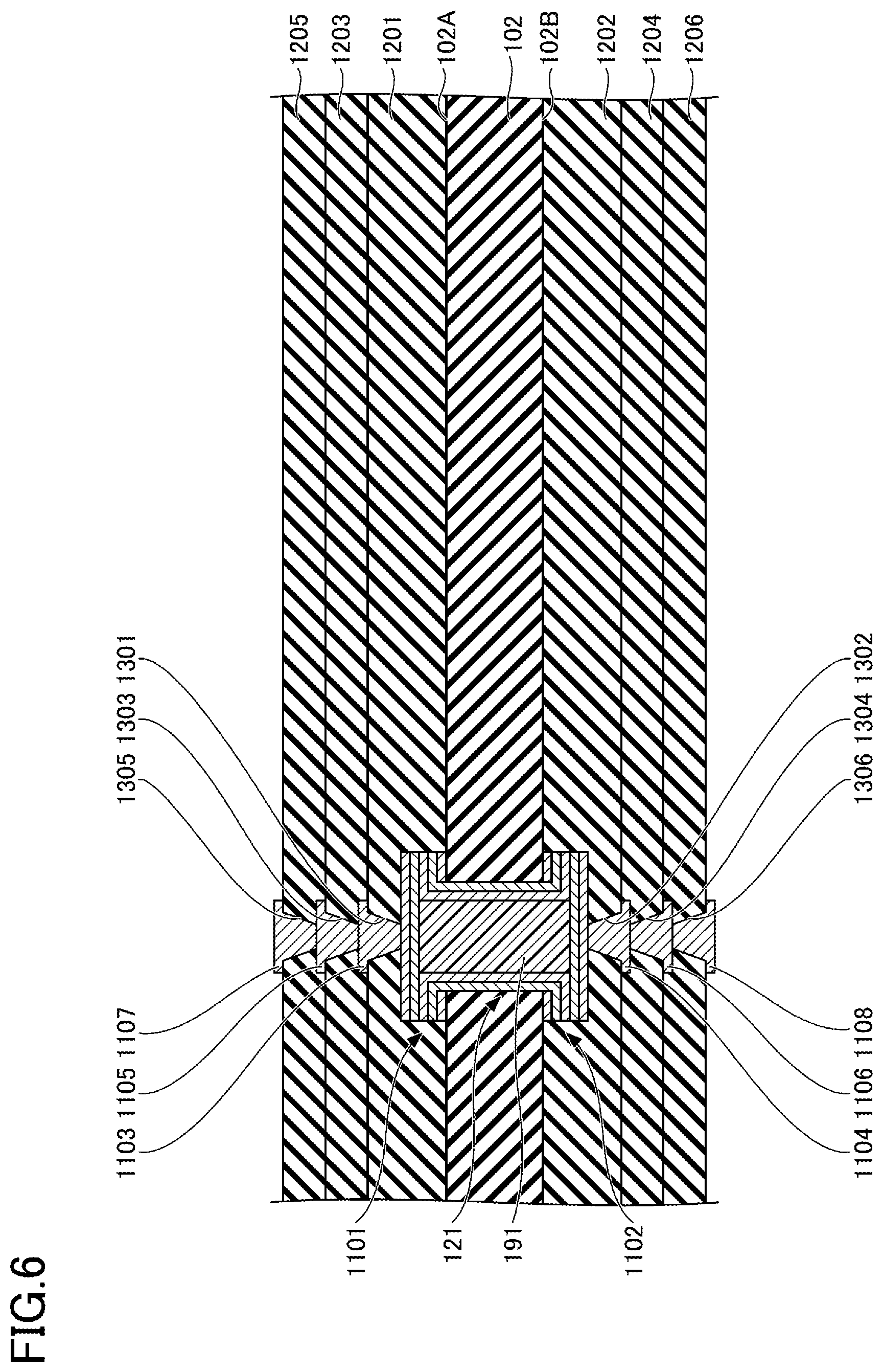 Patent US11832388 Figure 6 – Wiring board