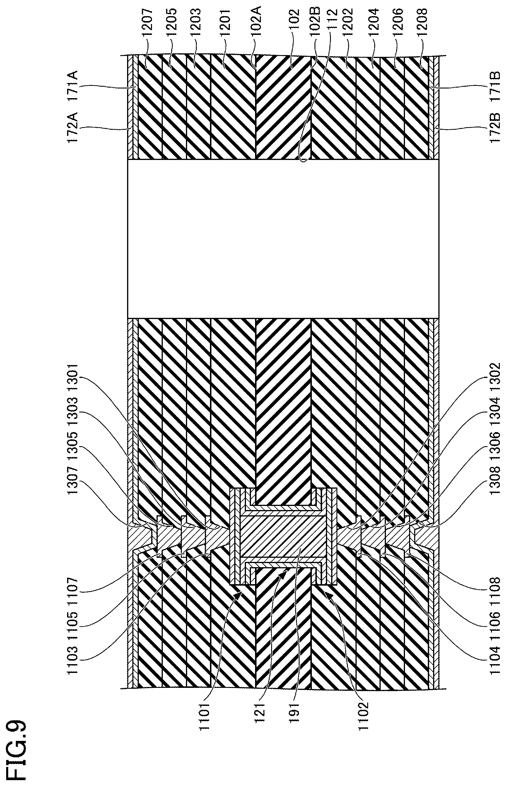Patent US11832388 Figure 9 – Wiring board