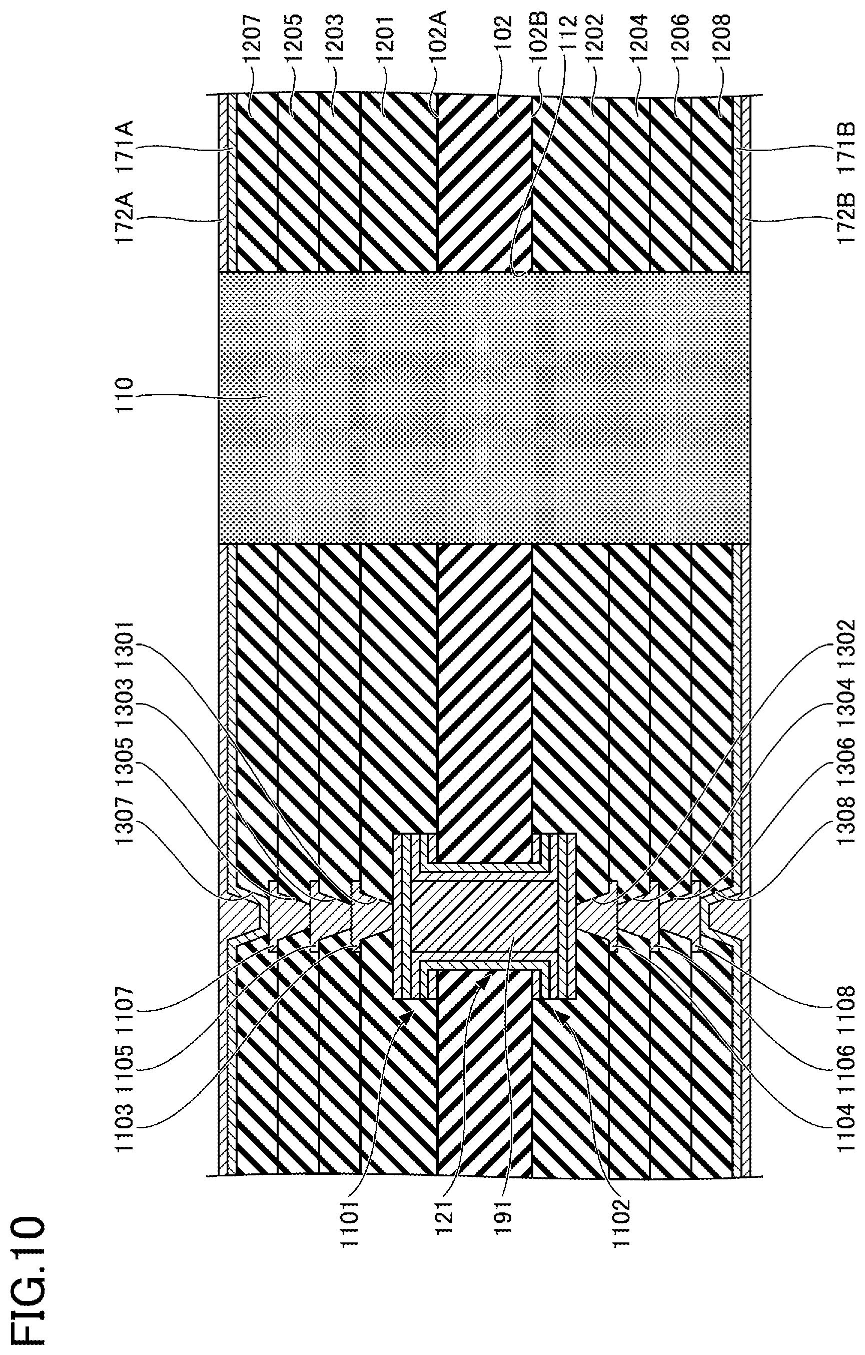 Patent US11832388 Figure 10 – Wiring board