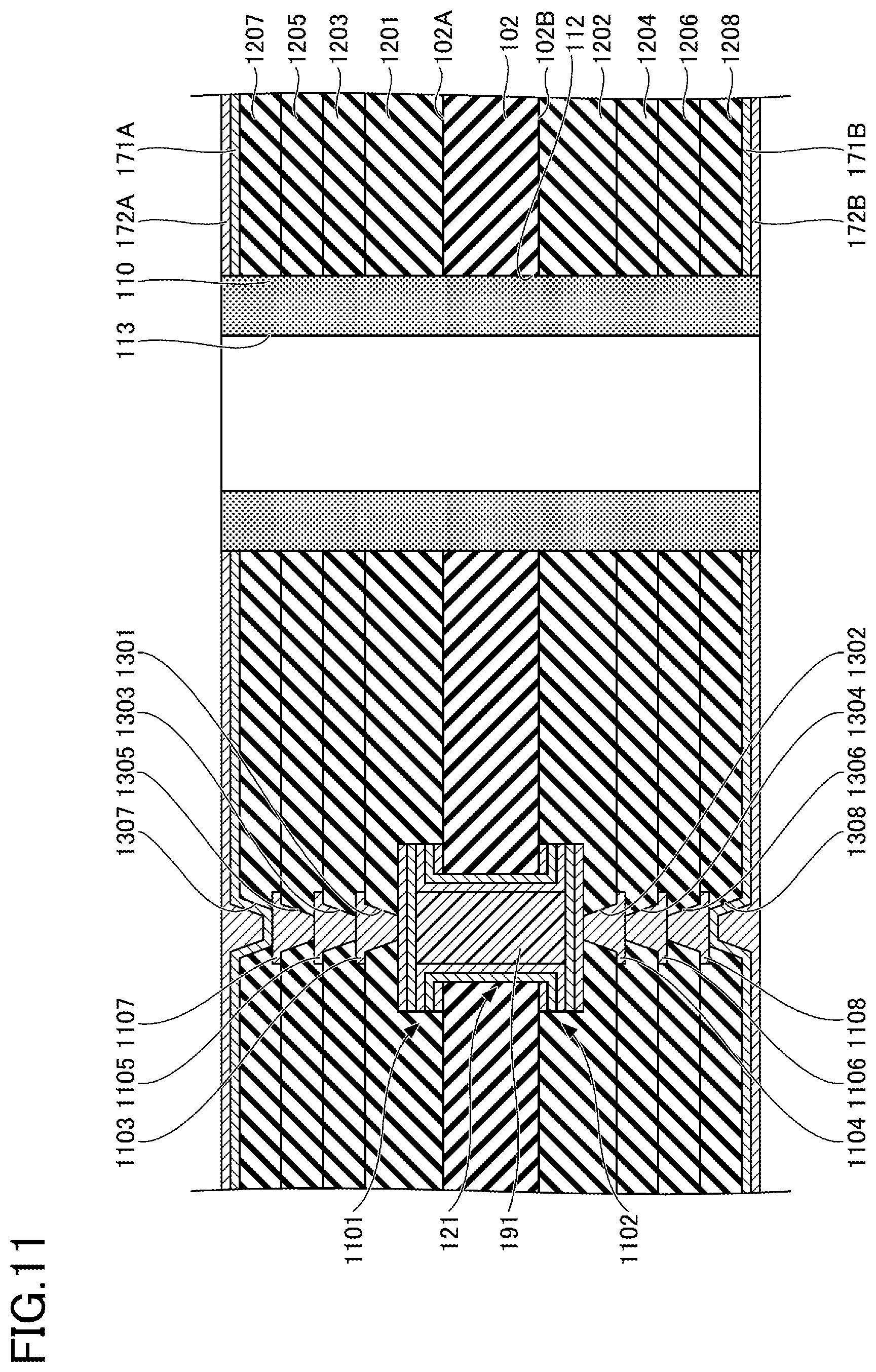 Patent US11832388 Figure 11 – Wiring board