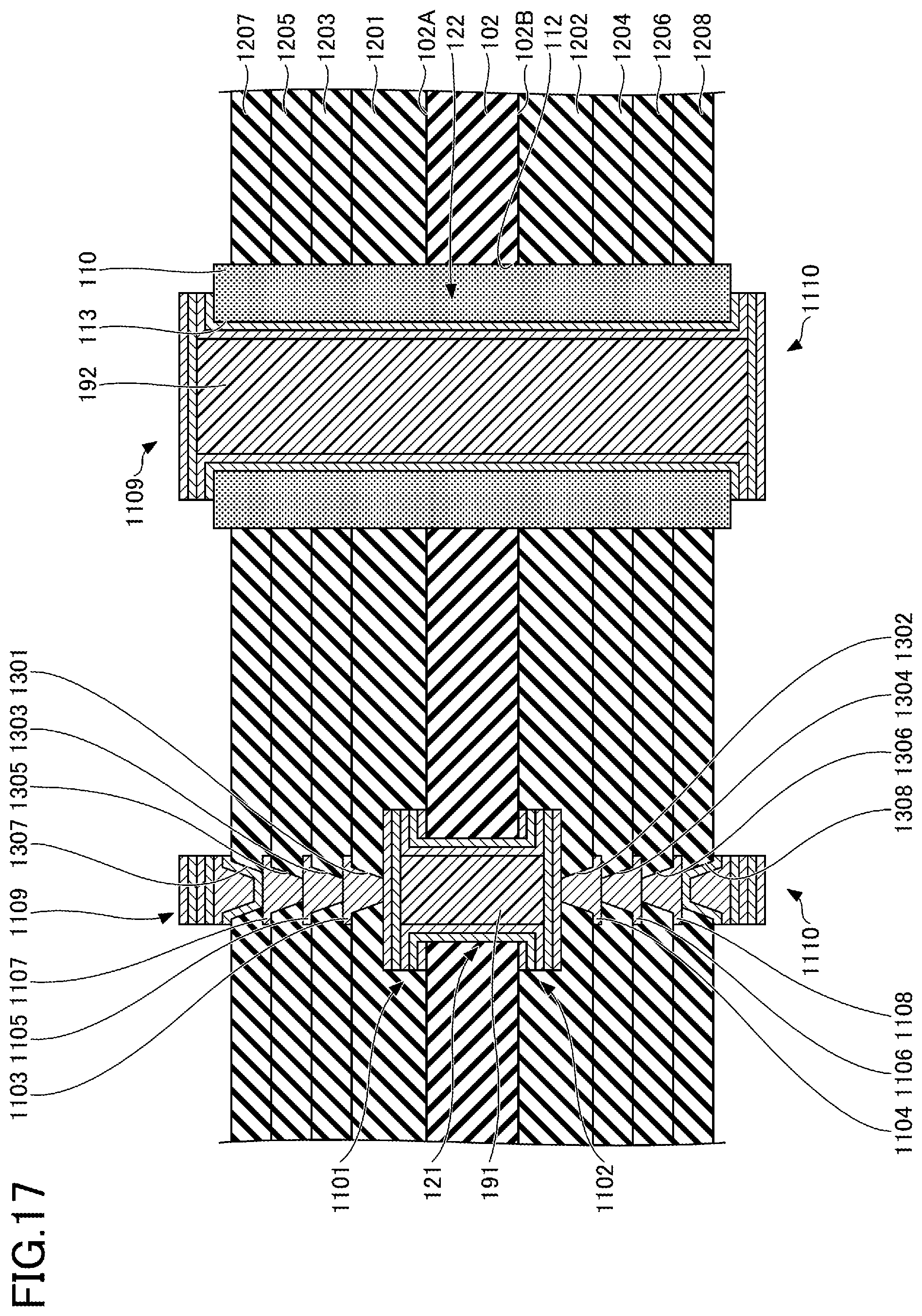 Patent US11832388 Figure 17 – Wiring board