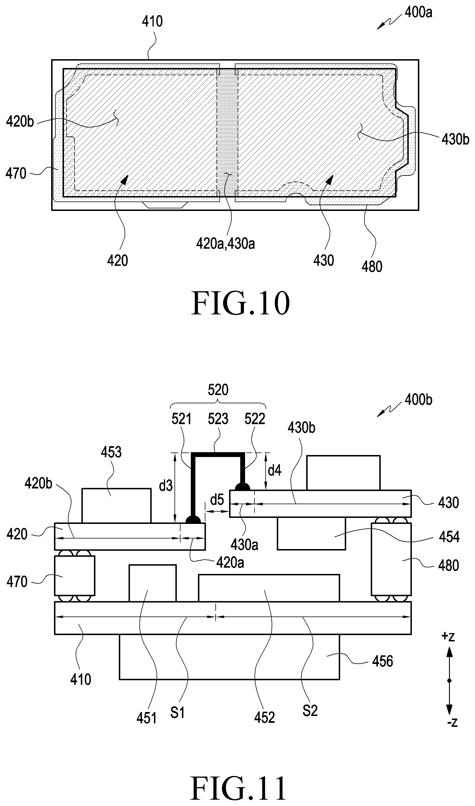 Patent US11832389 Figure 9 – Printed circuit module and electronic device including the same
