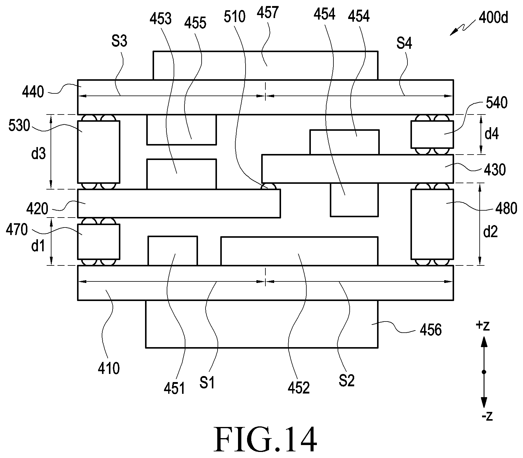 Patent US11832389 Figure 11 – Printed circuit module and electronic device including the same