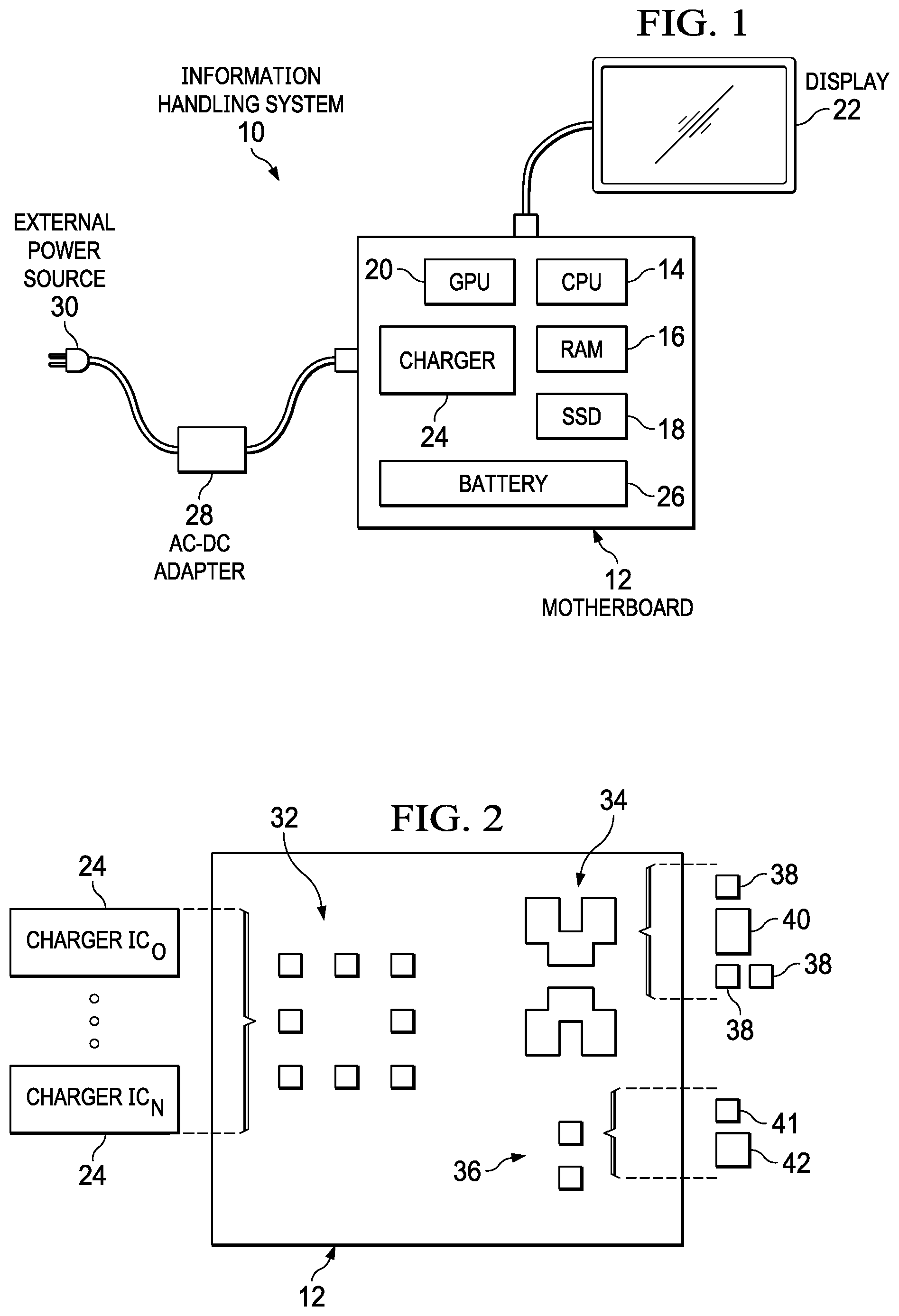 Patent US11832393 Figure 1 – Information handling system interchangeable solder pads