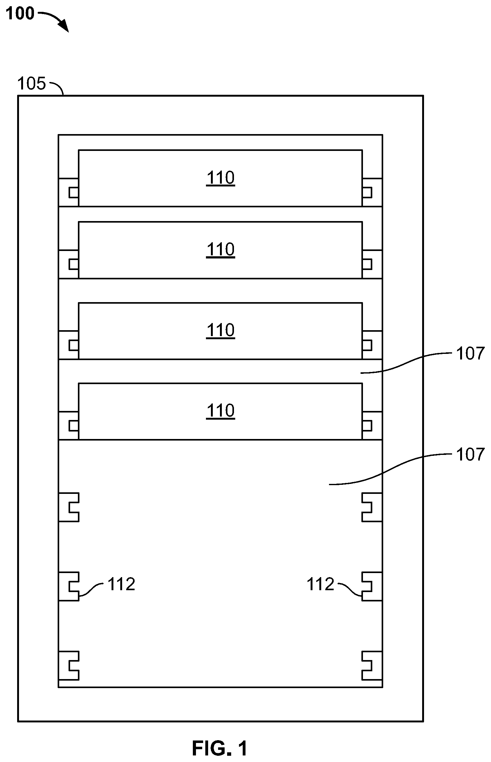 Patent US11832396 Figure 1 – Cooling electronic devices in a data center