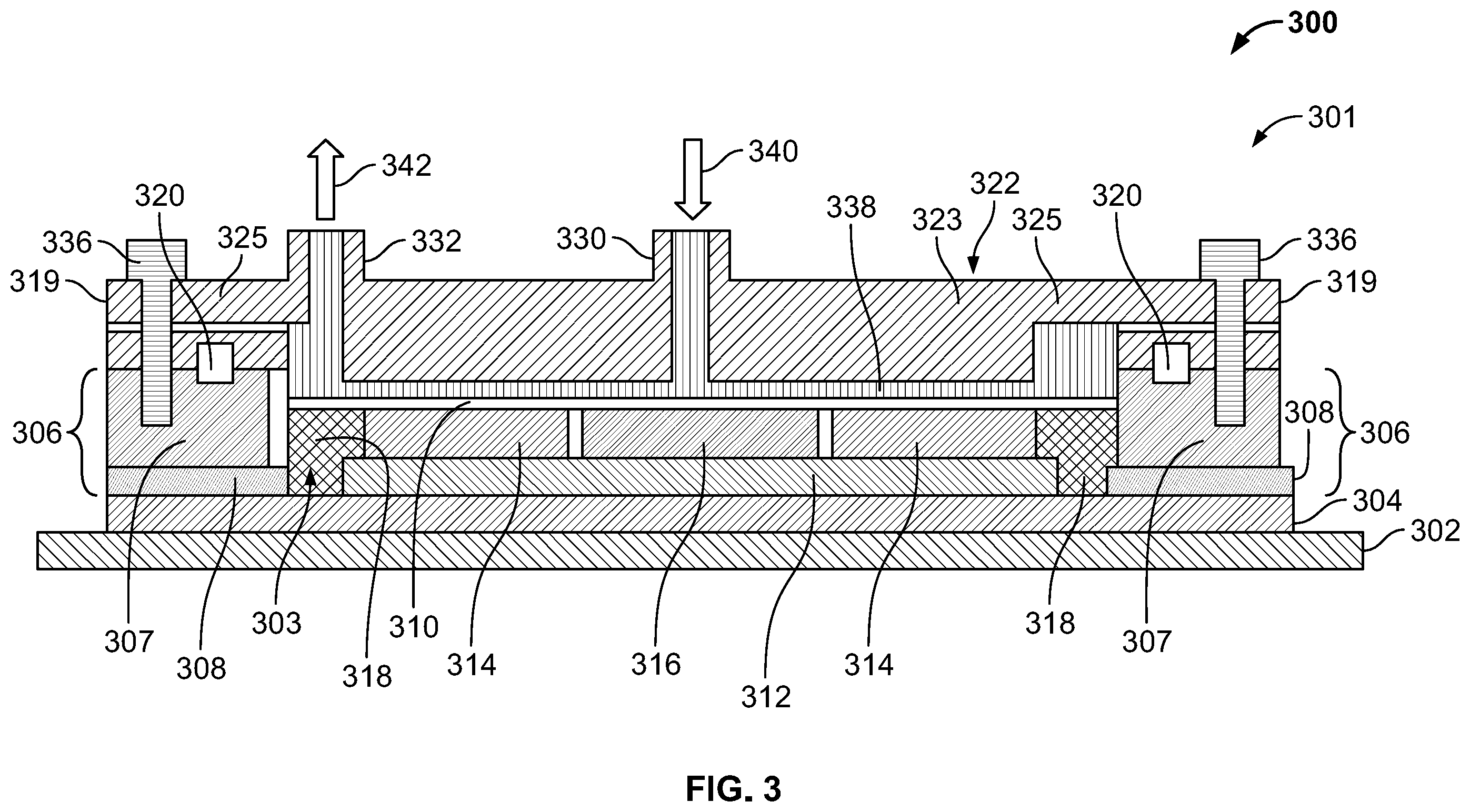 Patent US11832396 Figure 3 – Cooling electronic devices in a data center