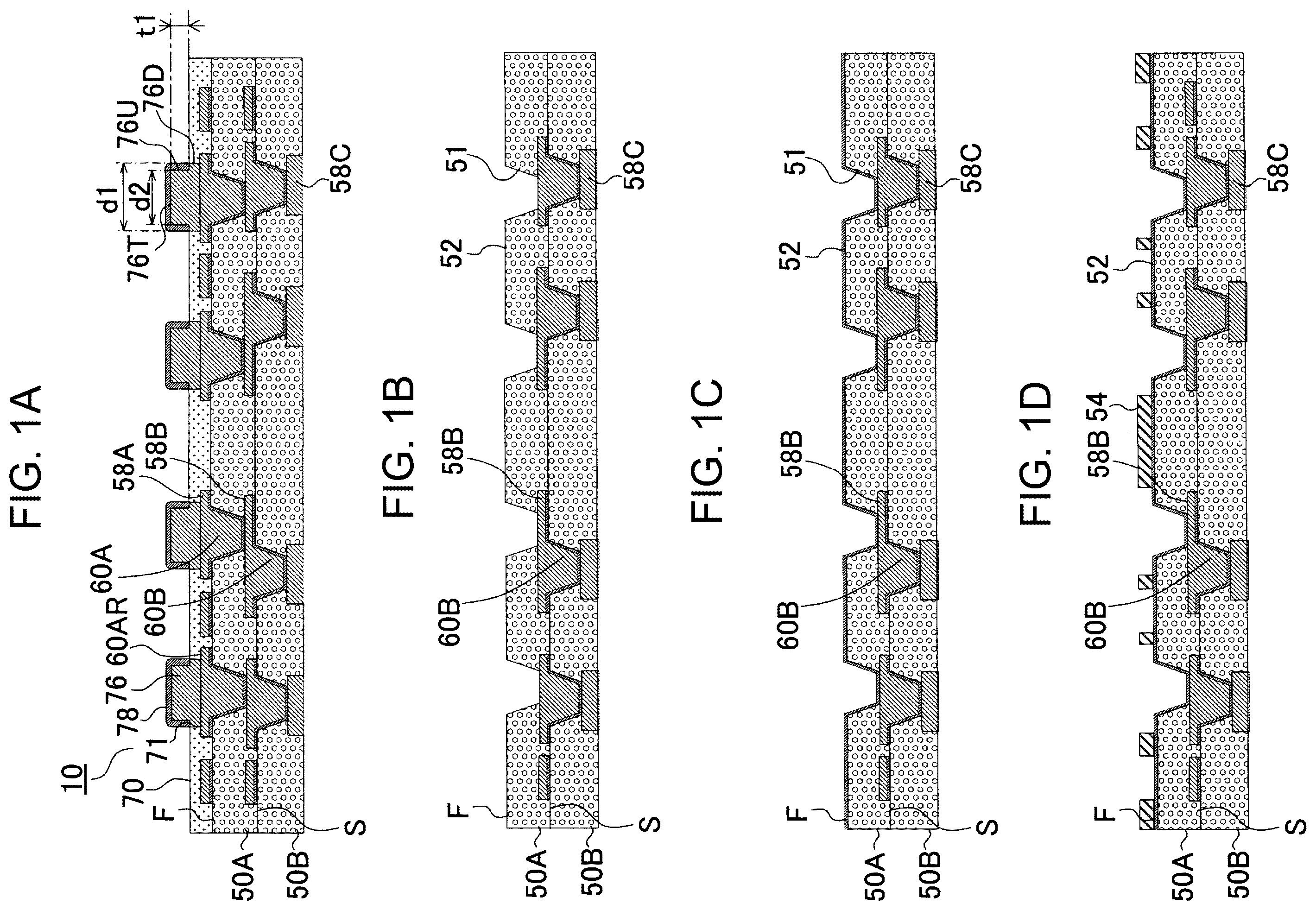 Patent US11832397 — Printed wiring board and method for manufacturing printed wiring board — Figure 1