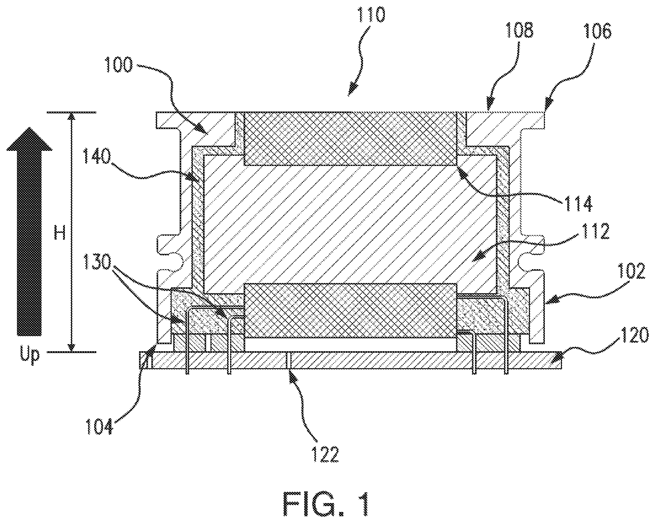 Patent US11832398 Figure 1 – Apparatus and method for encapsulating an electronic component