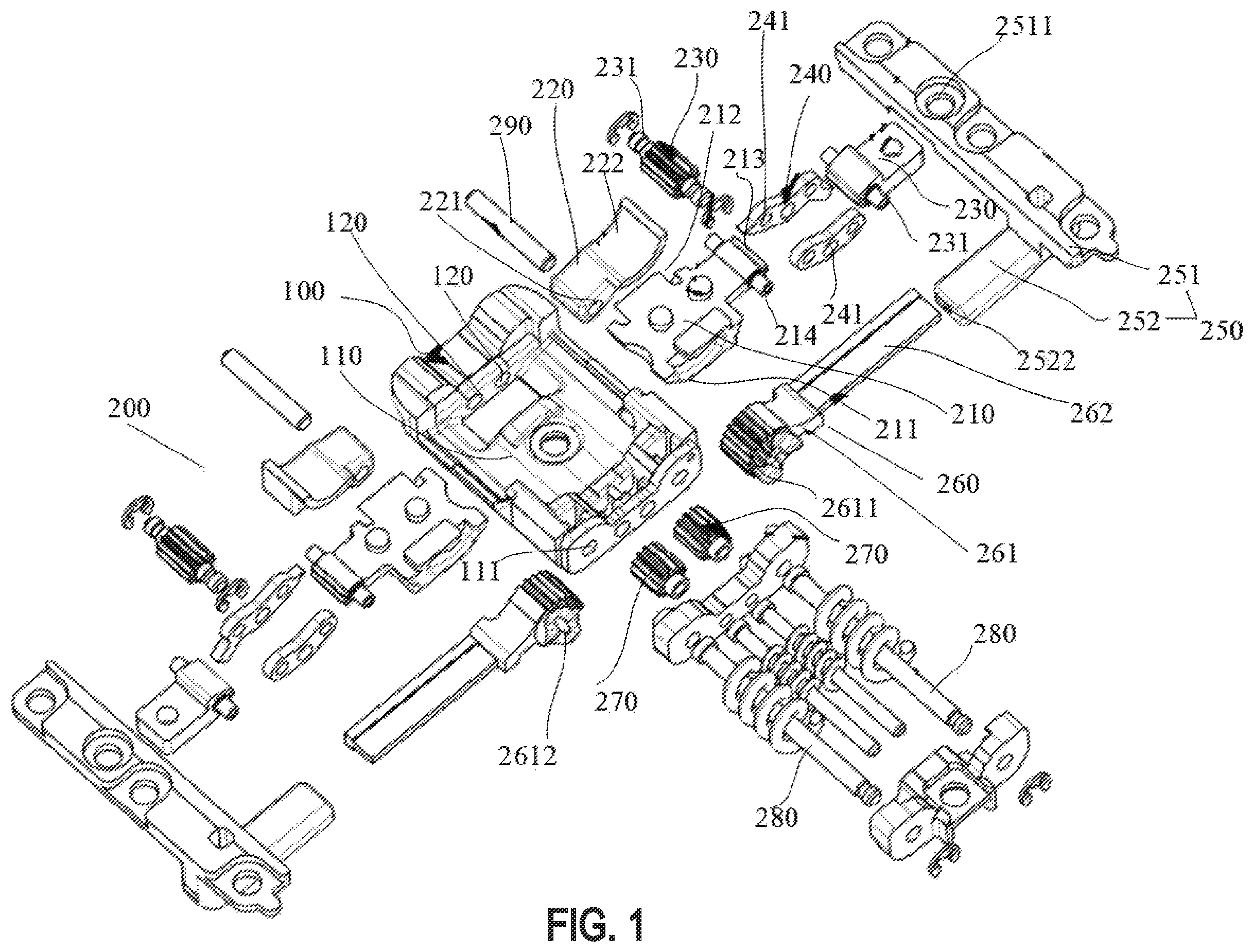 Patent US11832405 — Rotating module and electronic device — Figure 1