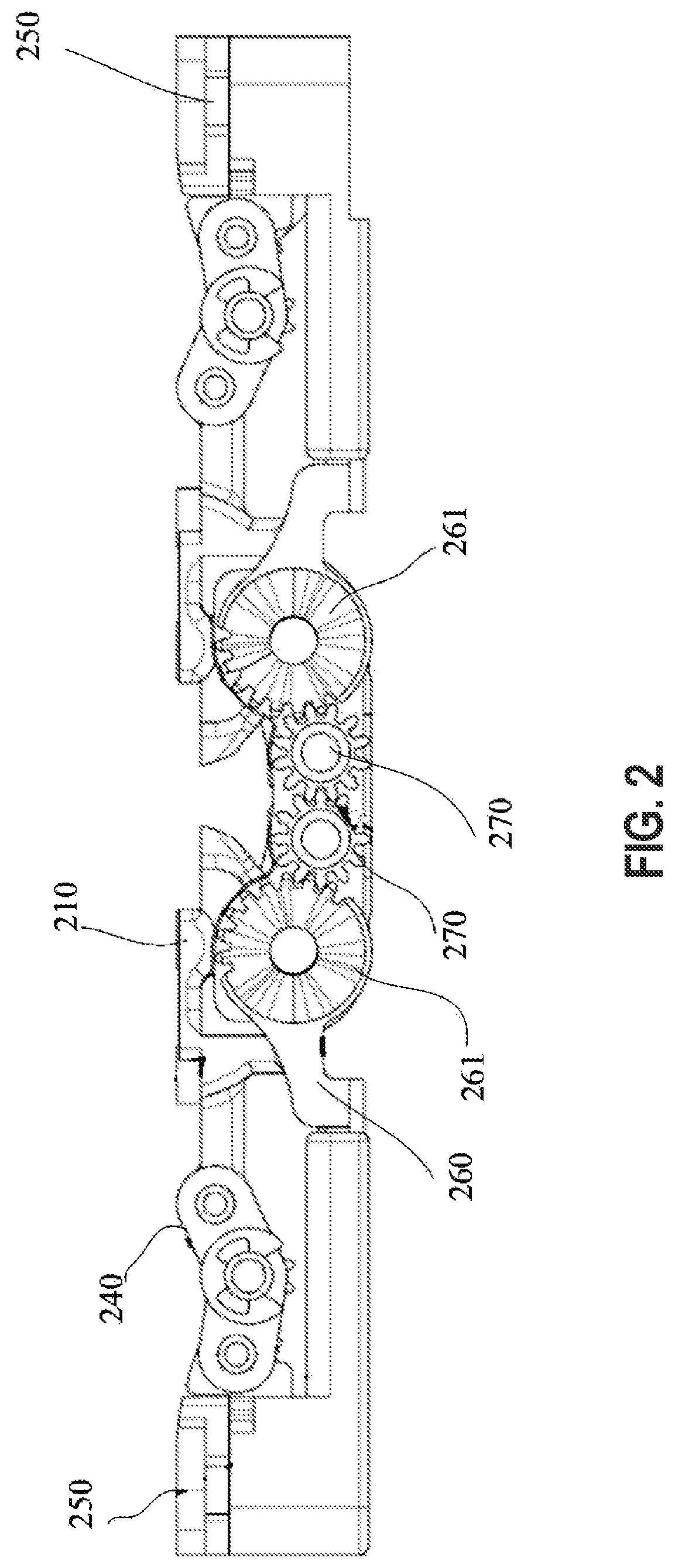Patent US11832405 Figure 2 – Rotating module and electronic device