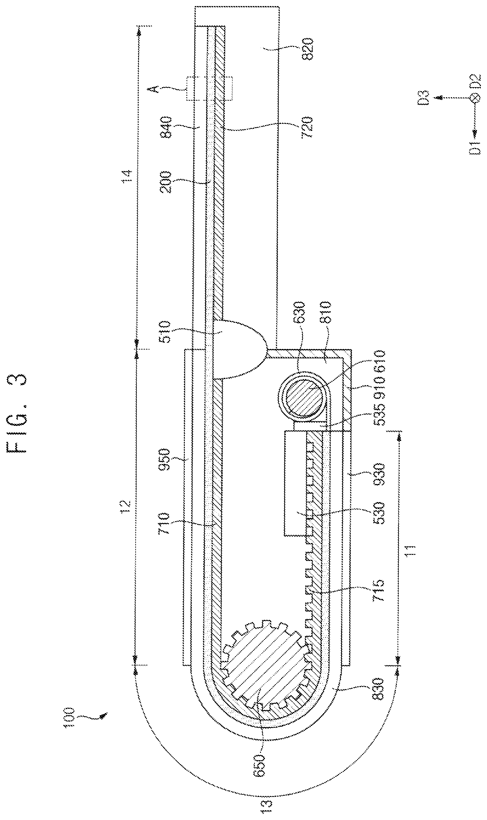 Patent US11832406 Figure 3 – Display device