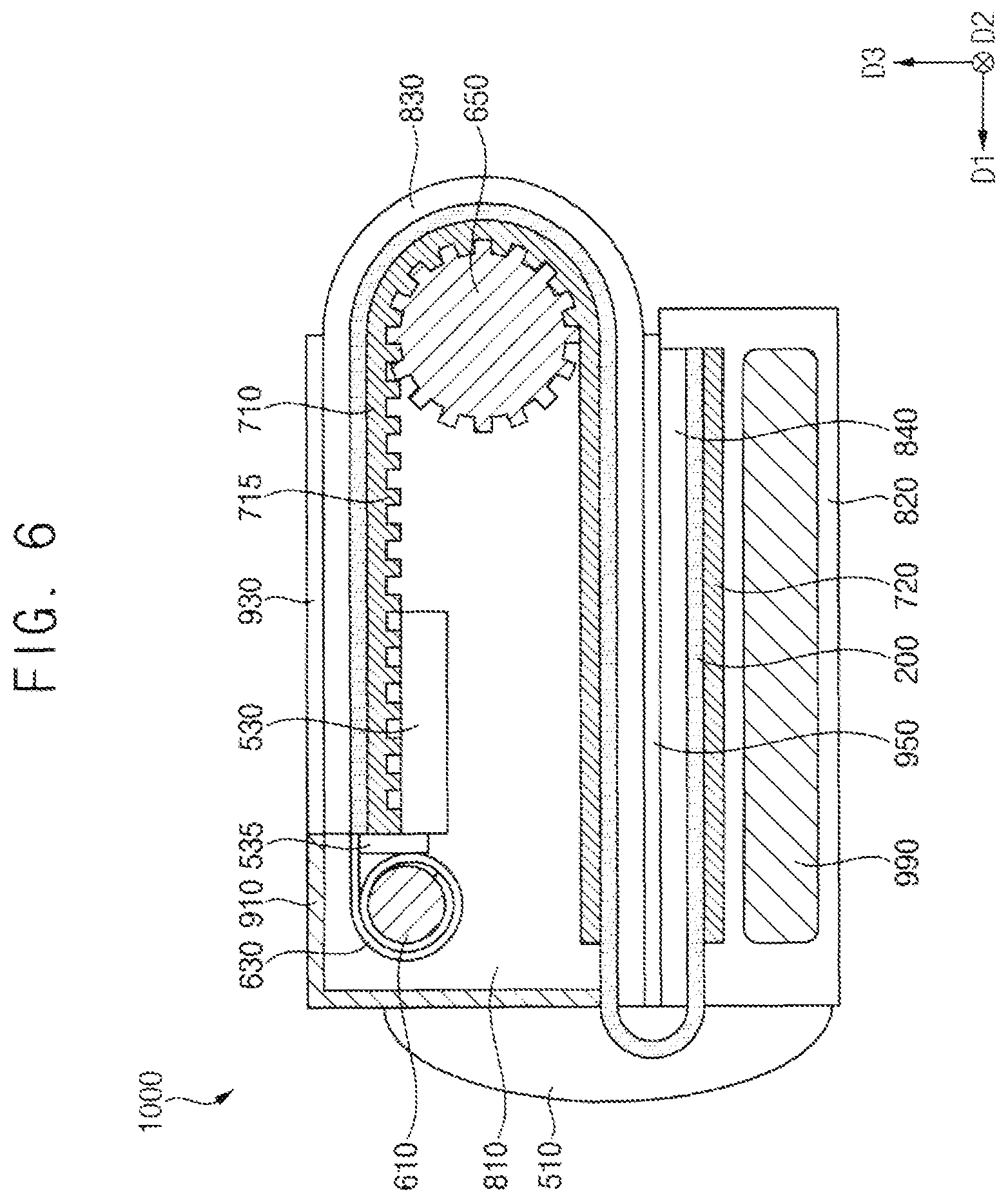 Patent US11832406 Figure 6 – Display device