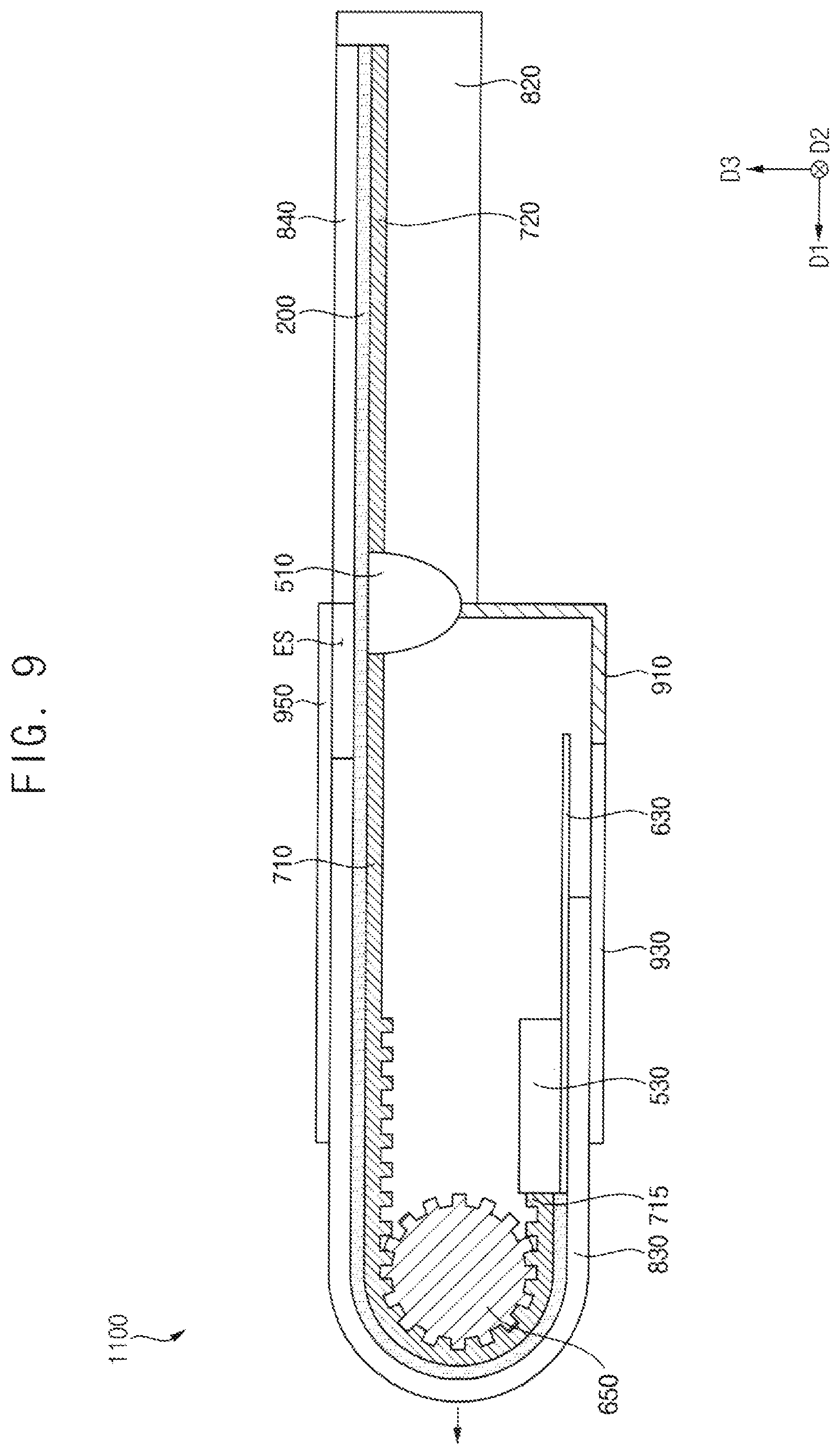 Patent US11832406 Figure 9 – Display device
