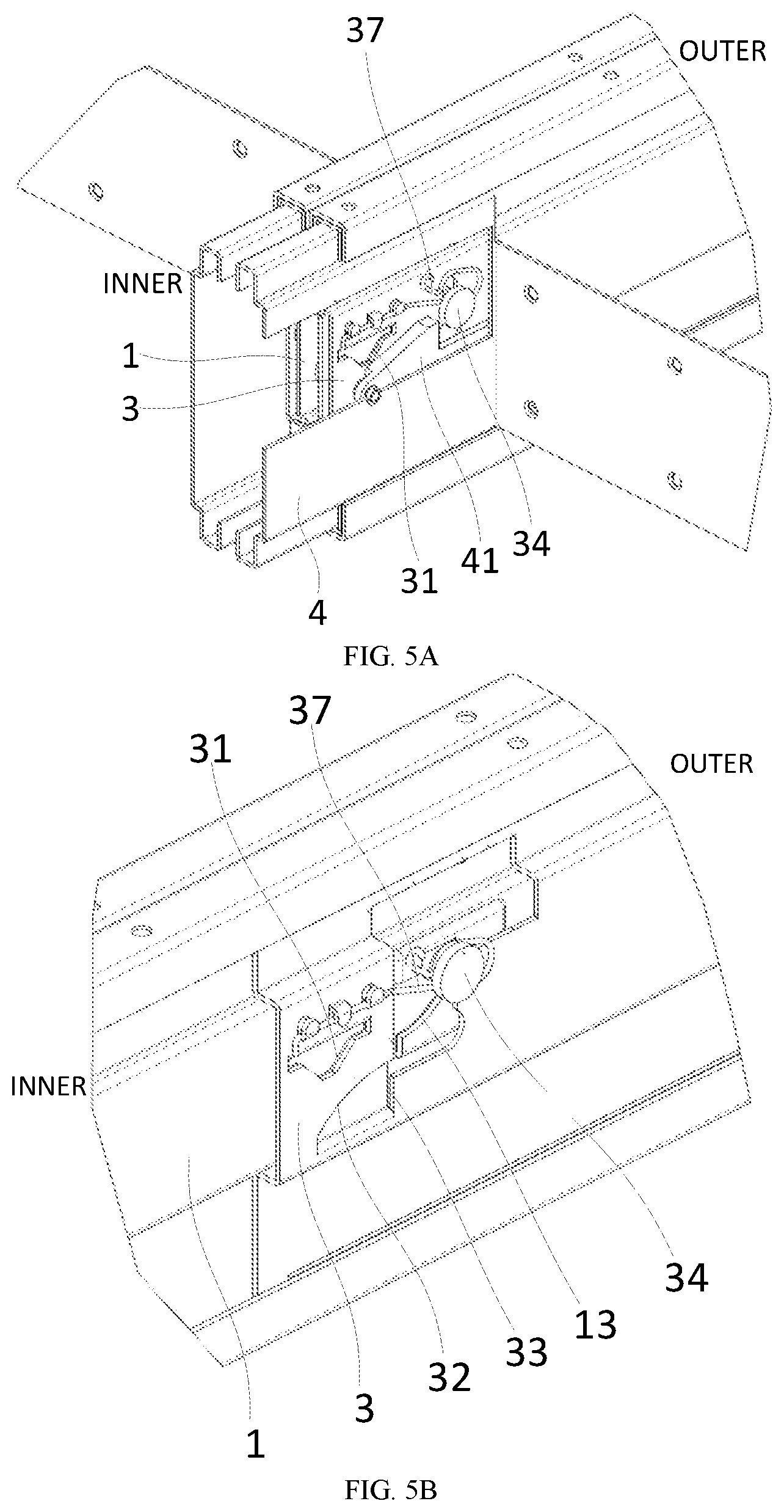 Patent US11832411 Figure 7 – Node safe locking device, and server