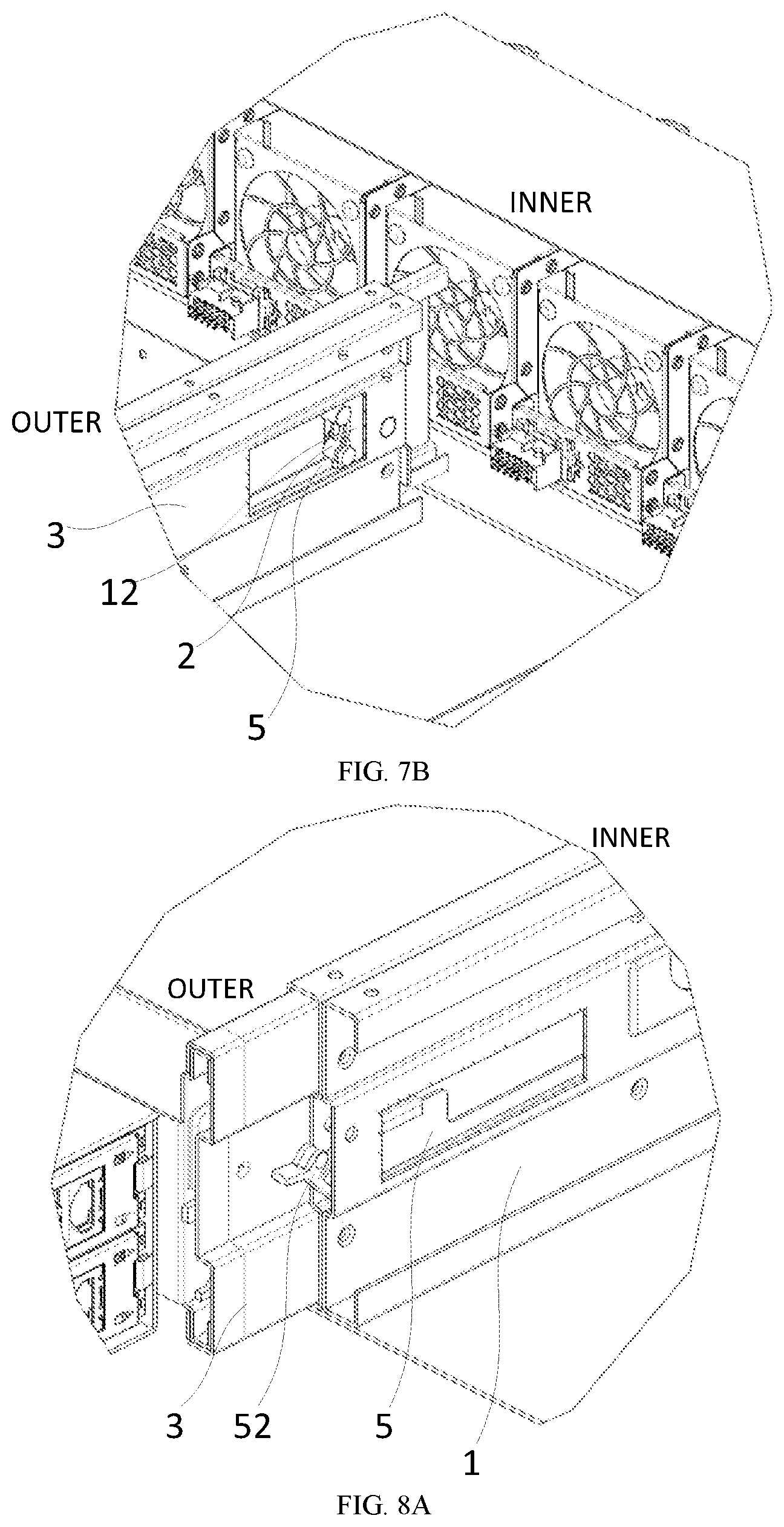 Patent US11832411 Figure 10 – Node safe locking device, and server