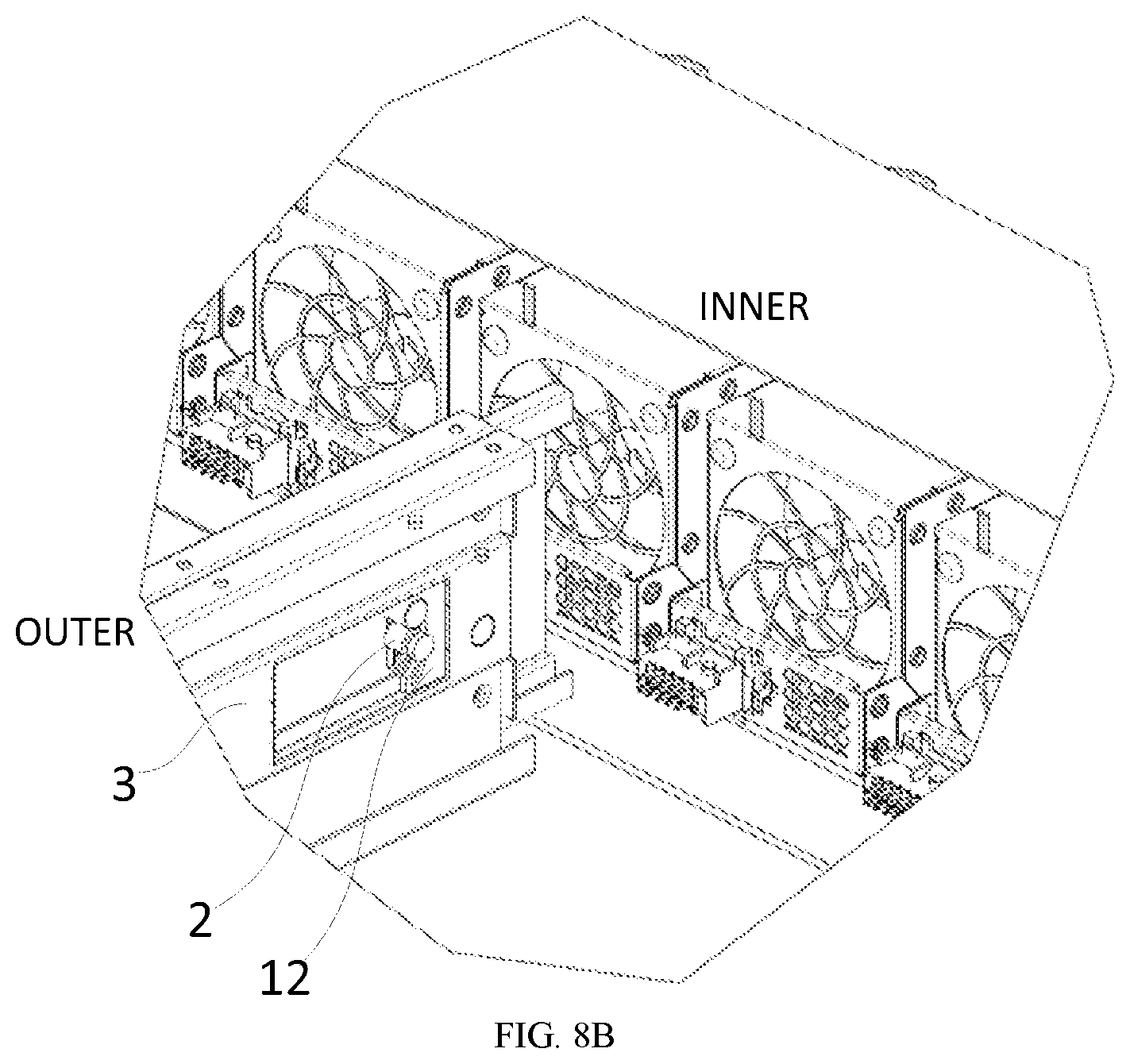 Patent US11832411 Figure 11 – Node safe locking device, and server