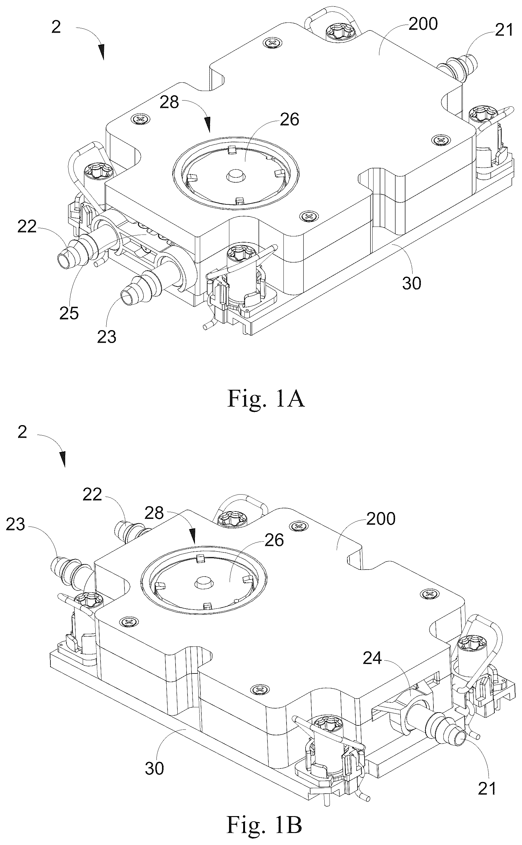Patent US11832418 Figure 1 – Liquid cooling module and its liquid cooling head