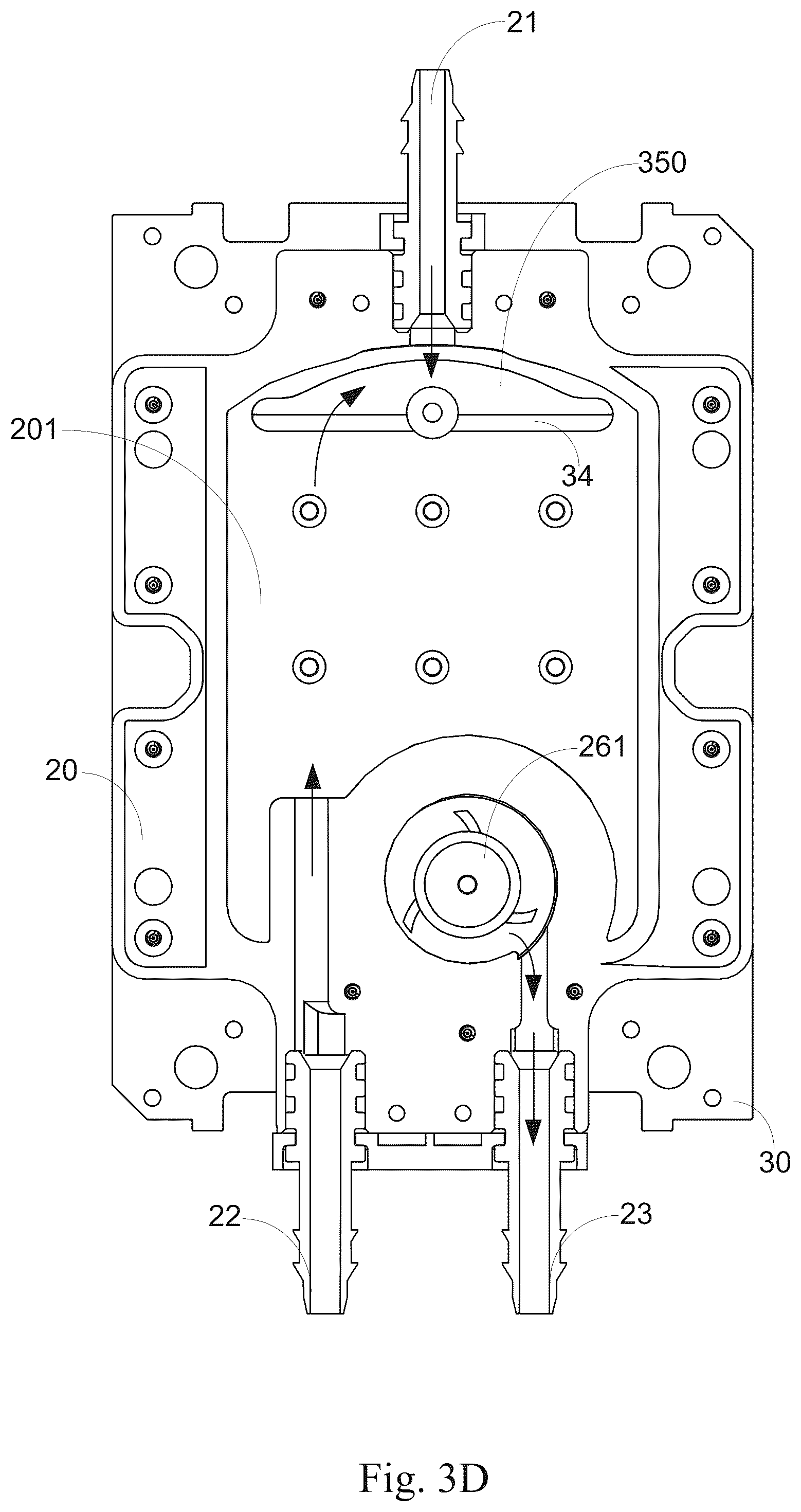 Patent US11832418 Figure 7 – Liquid cooling module and its liquid cooling head