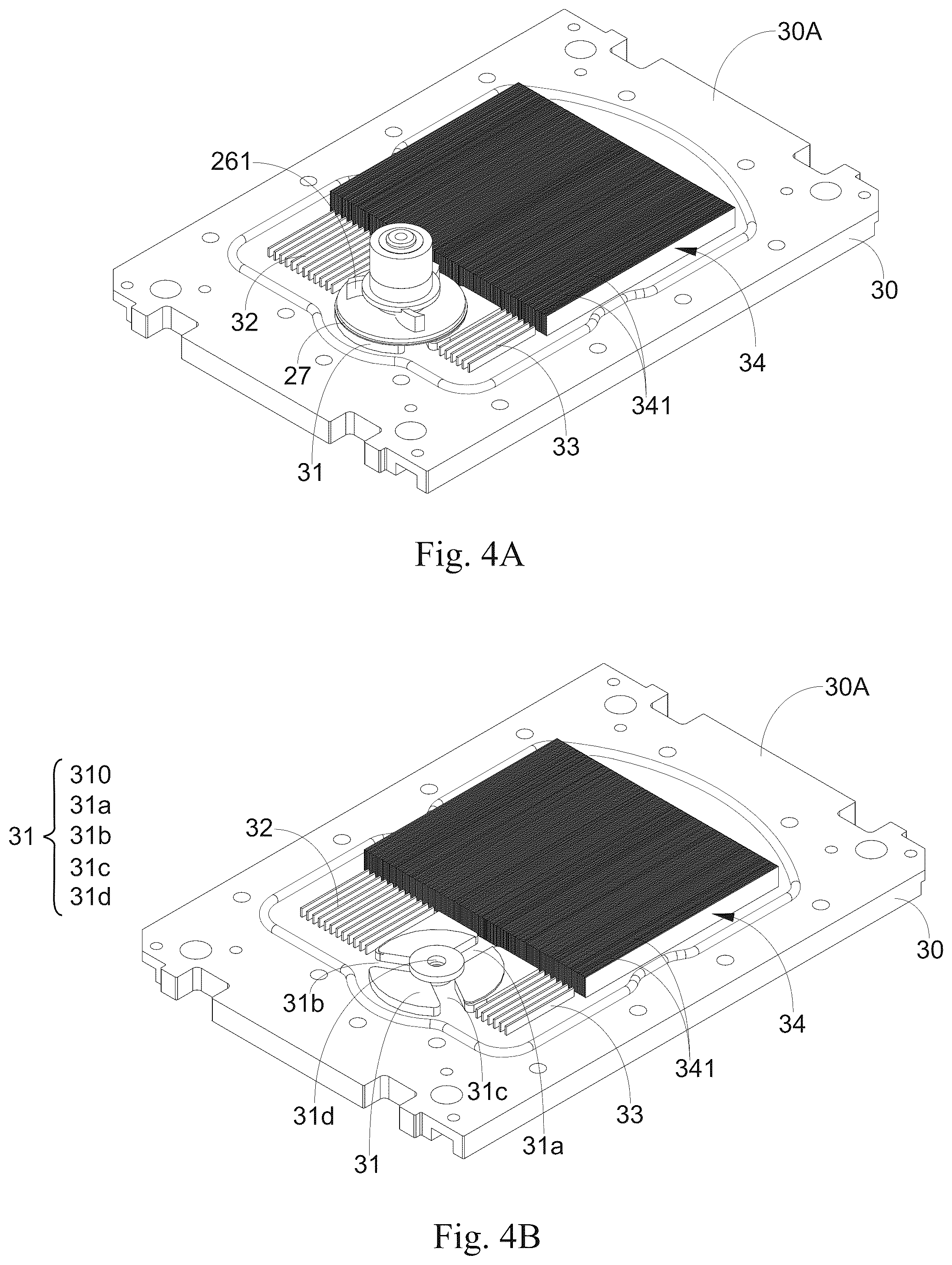Patent US11832418 Figure 8 – Liquid cooling module and its liquid cooling head