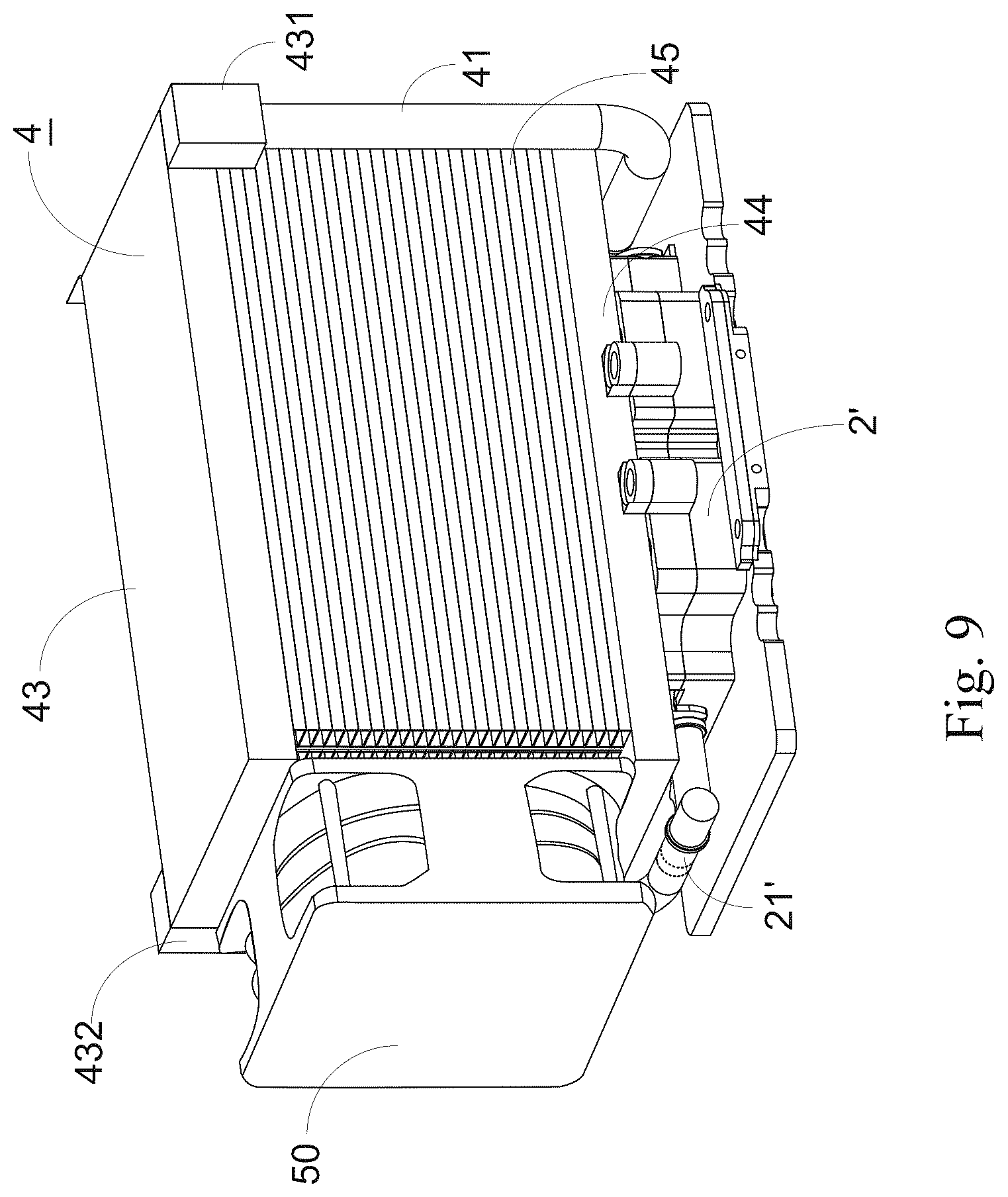 Patent US11832418 Figure 16 – Liquid cooling module and its liquid cooling head