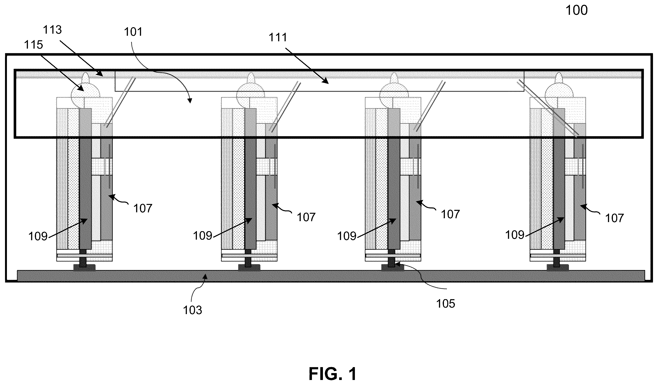 Patent US11832423 Figure 1 – Liquid cooling unit for peripheral devices