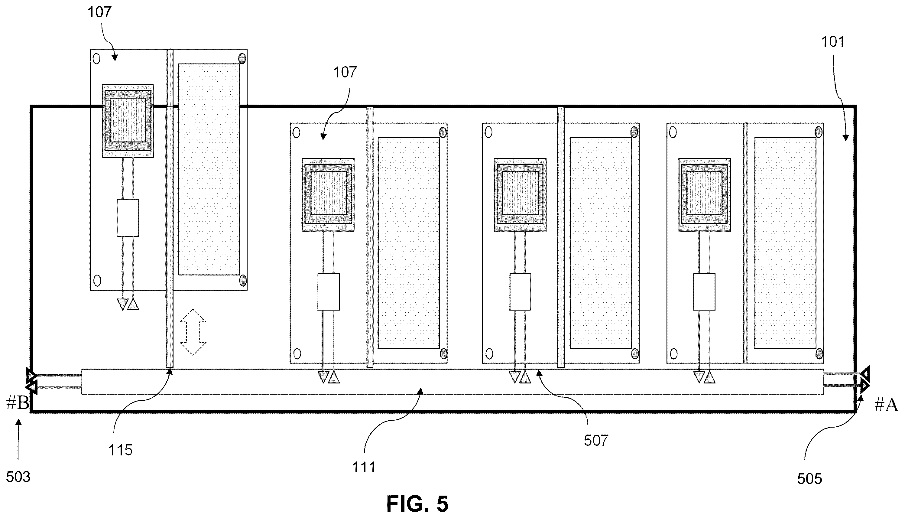 Patent US11832423 Figure 4 – Liquid cooling unit for peripheral devices