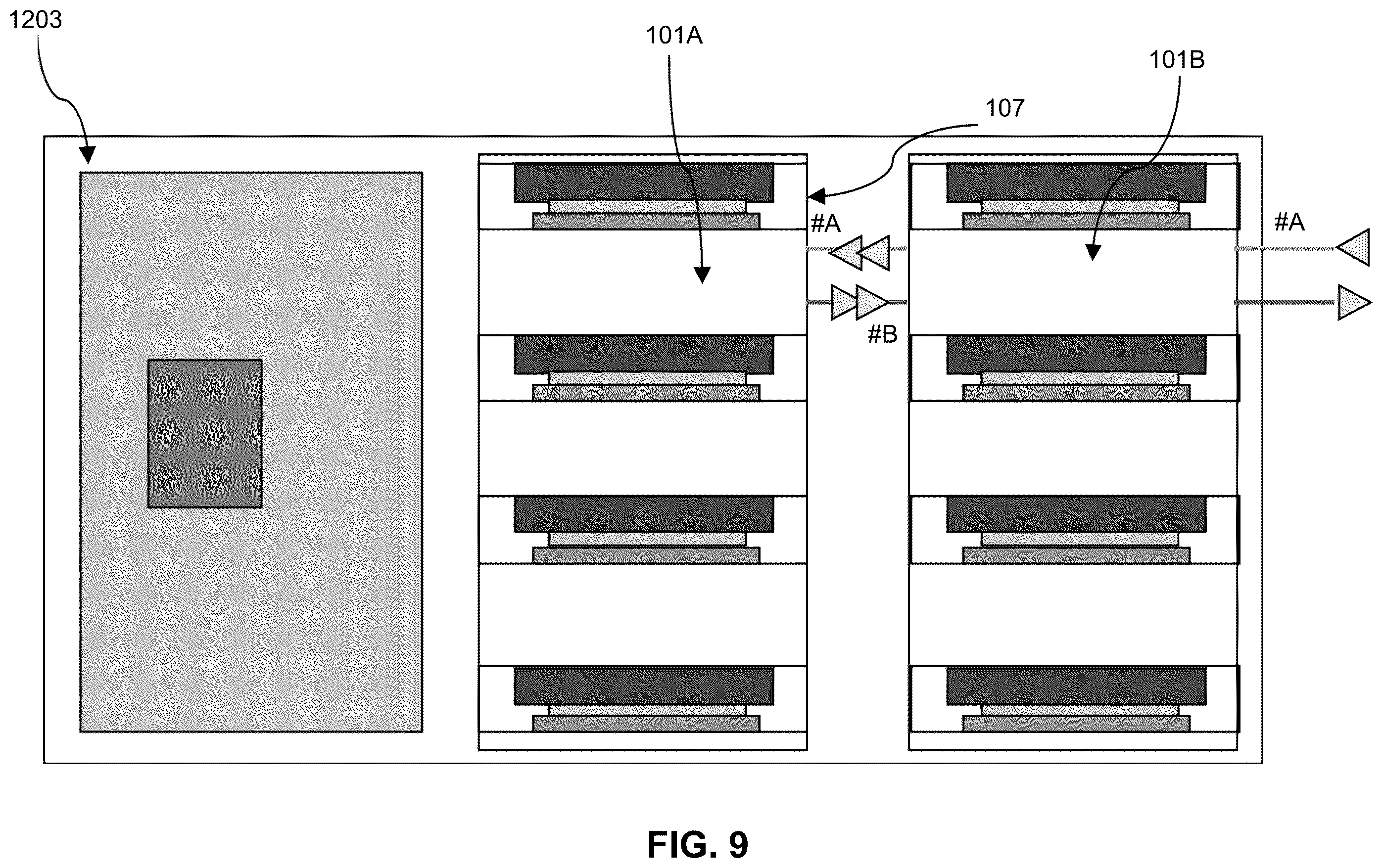 Patent US11832423 Figure 8 – Liquid cooling unit for peripheral devices