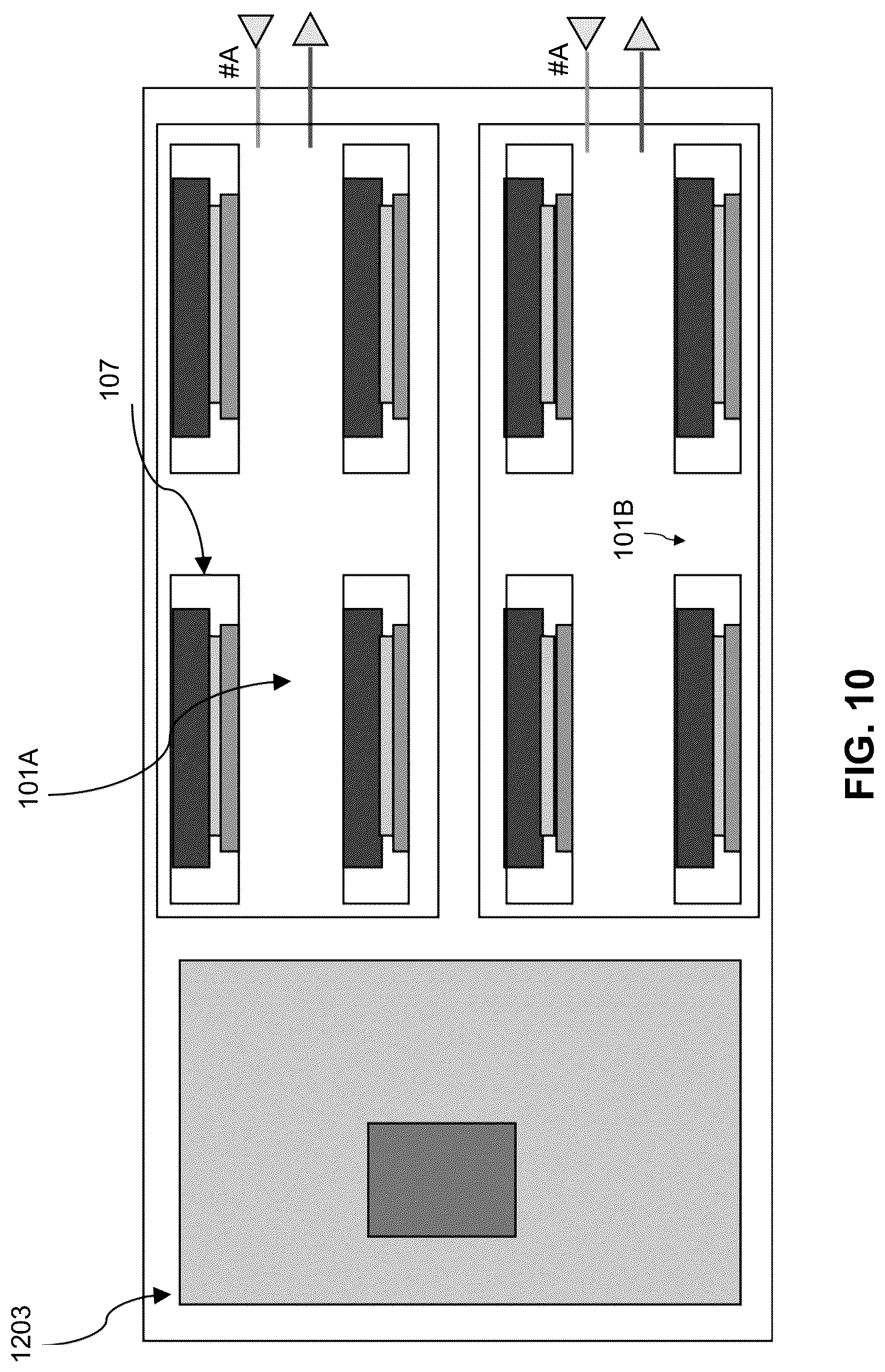 Patent US11832423 Figure 9 – Liquid cooling unit for peripheral devices