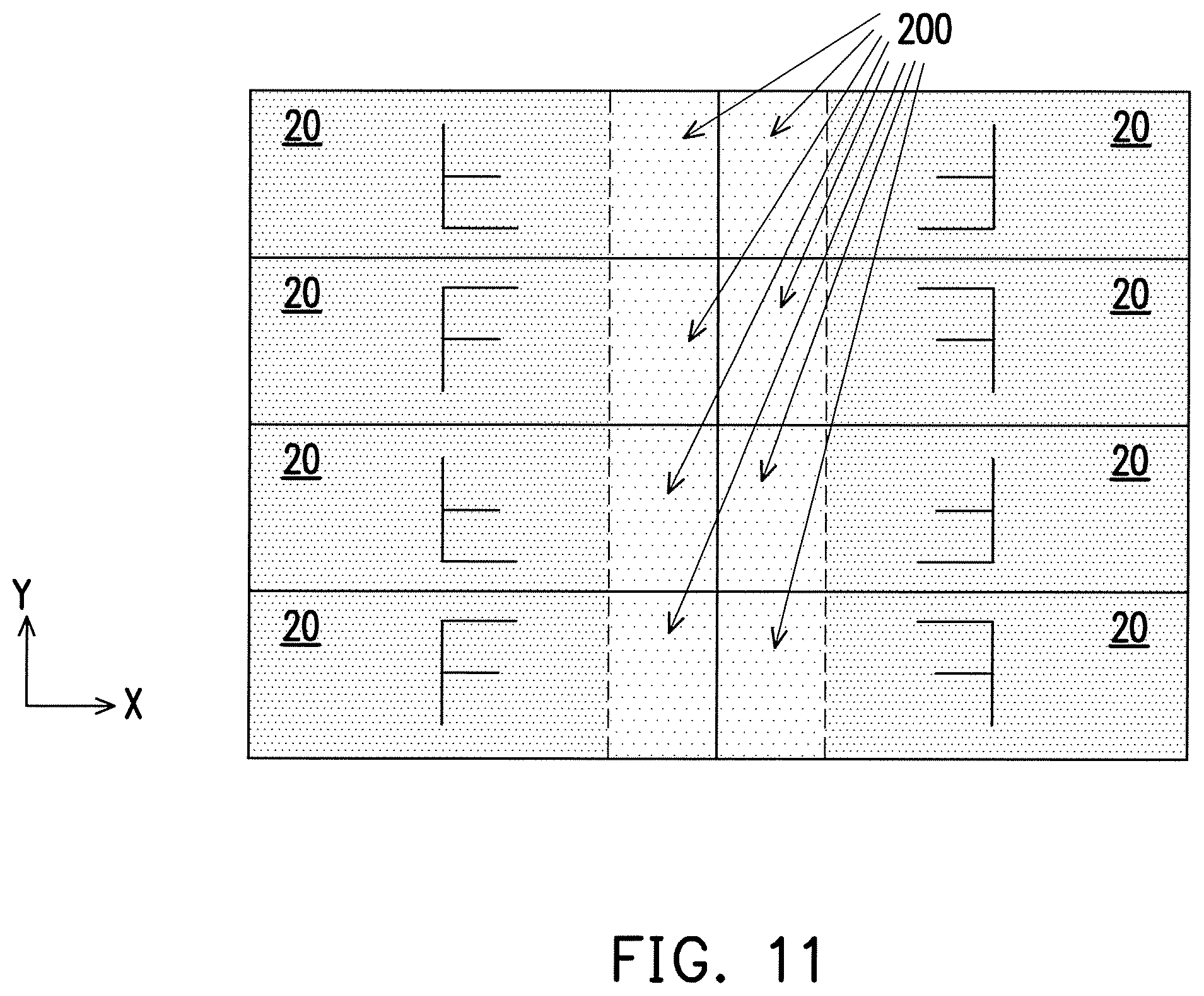 Patent US11832429 Figure 12 – Eight-transistor static random access memory, layout thereof, and method for manufacturing the same