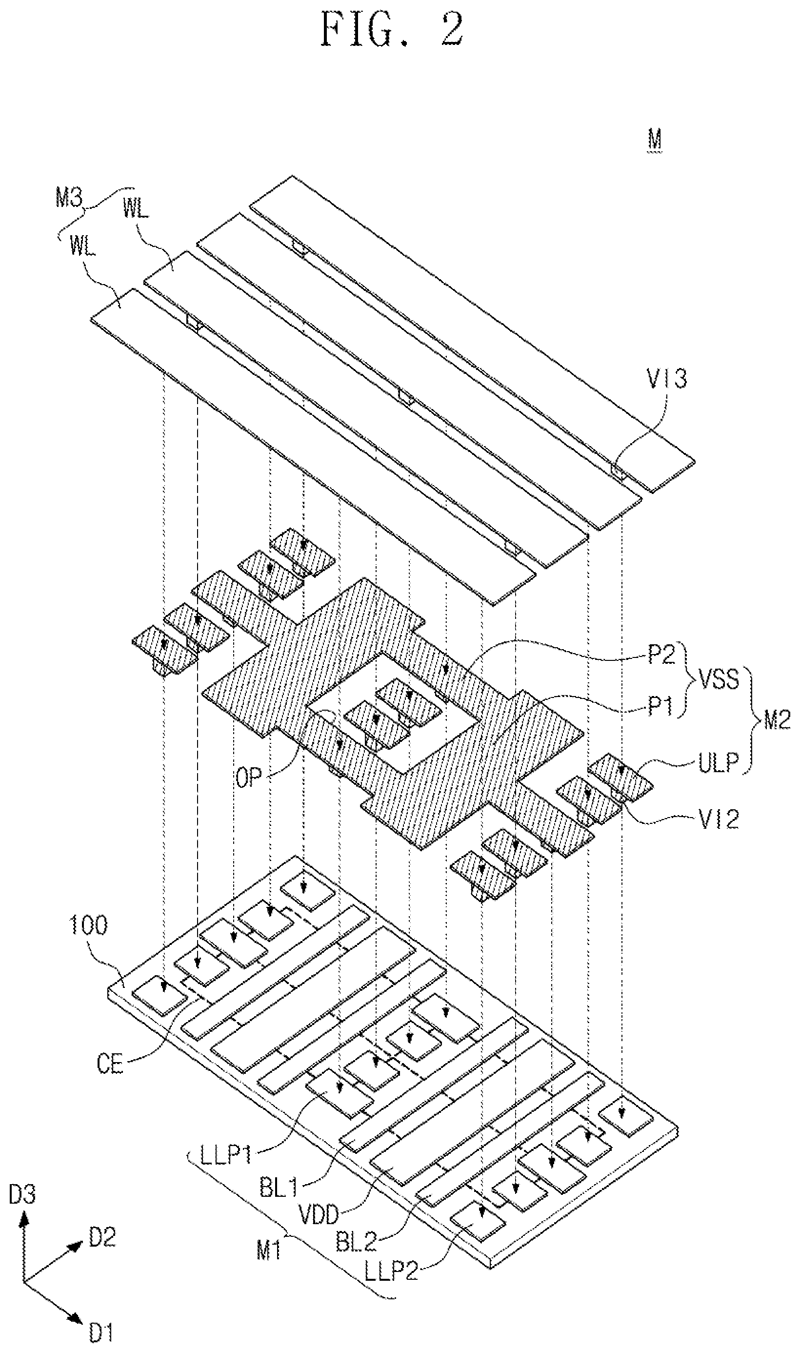 Patent US11832430 Figure 2 – Semiconductor device