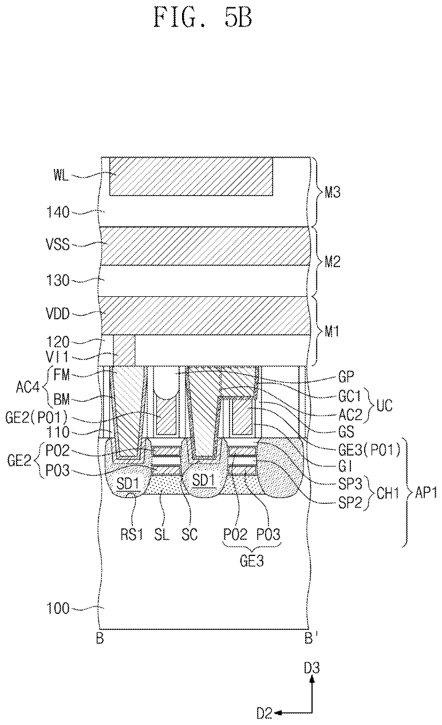 Patent US11832430 Figure 6 – Semiconductor device