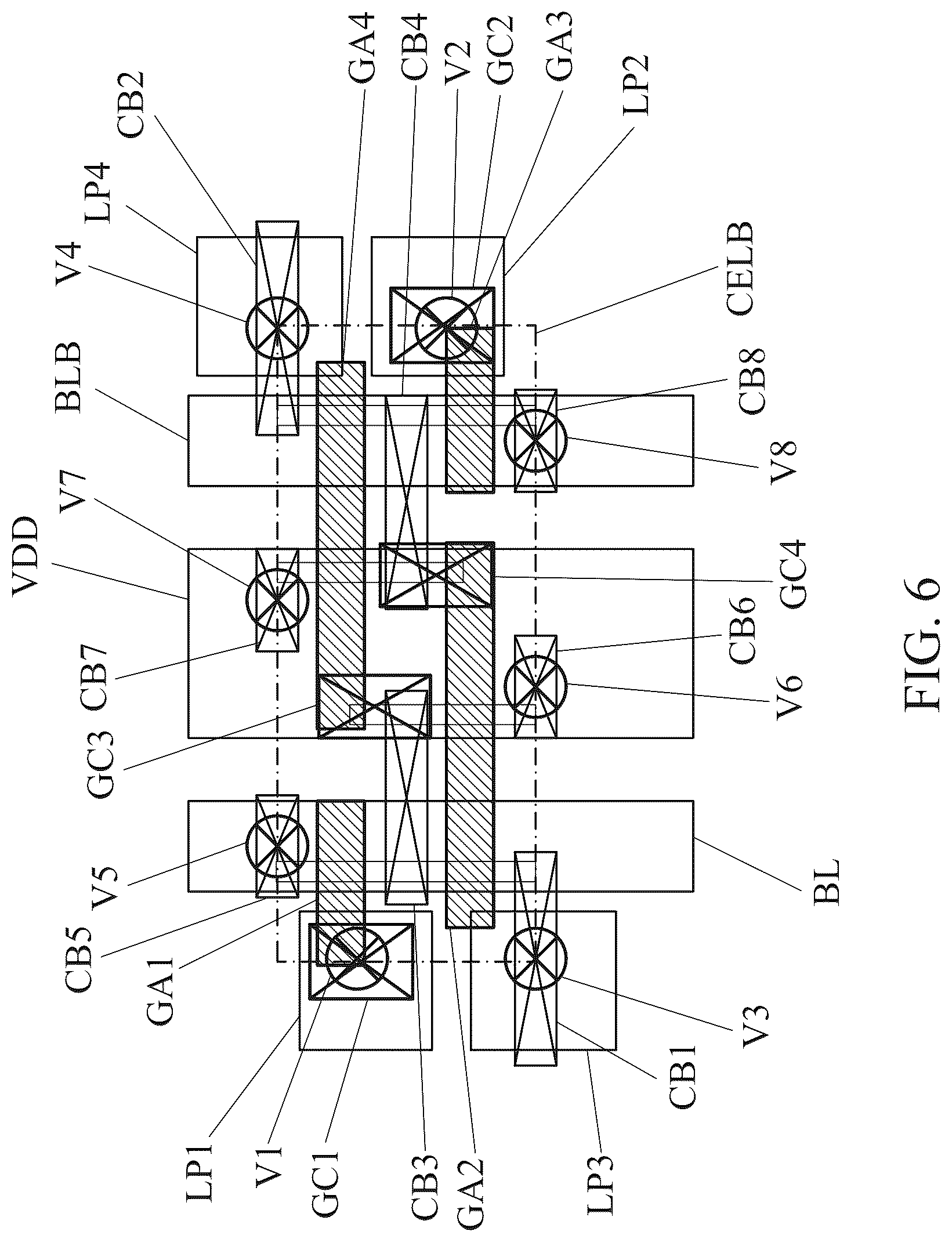 Patent US11832431 Figure 5 – Method for manufacturing static random access memory device