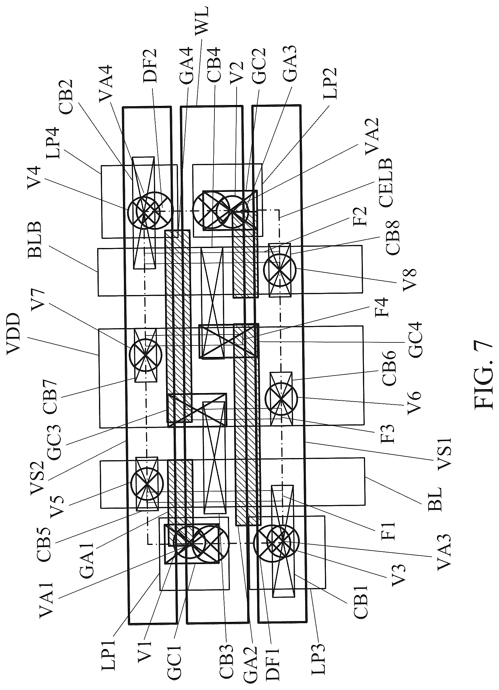 Patent US11832431 Figure 6 – Method for manufacturing static random access memory device