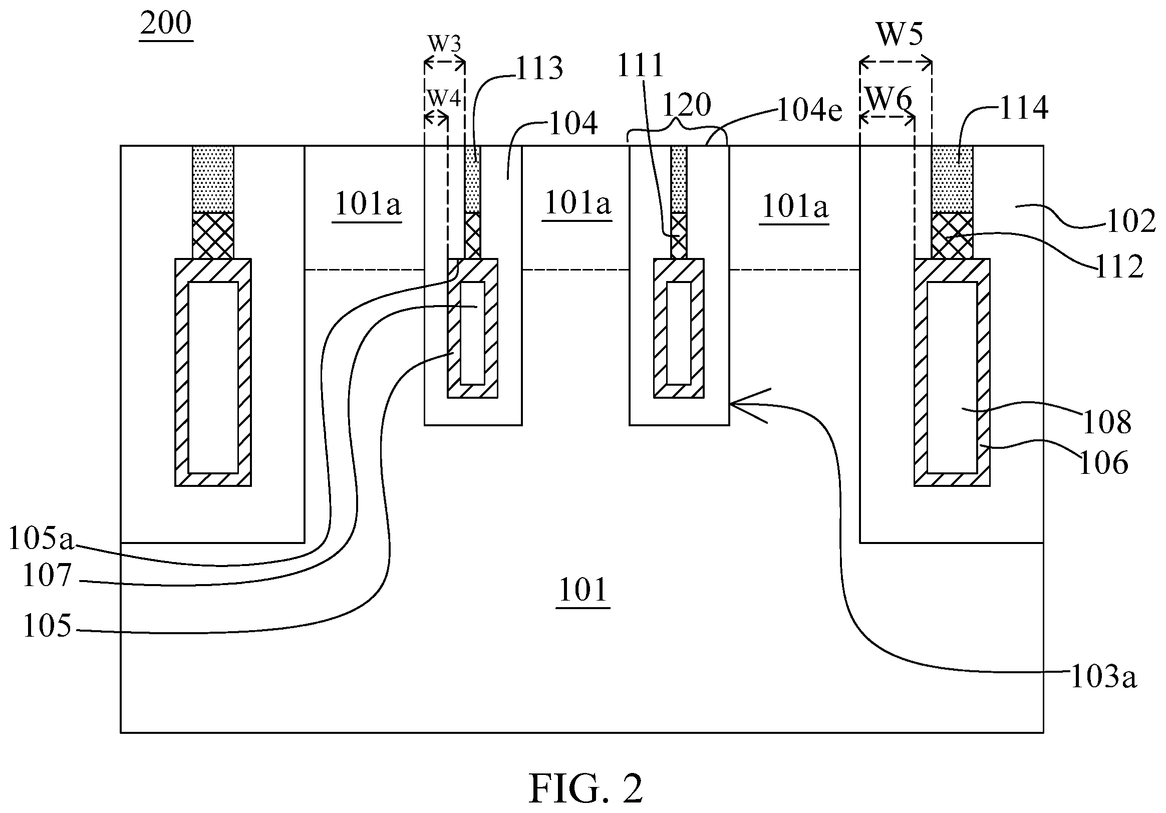 Patent US11832432 Figure 2 – Method of manufacturing memory device having word lines with reduced leakage