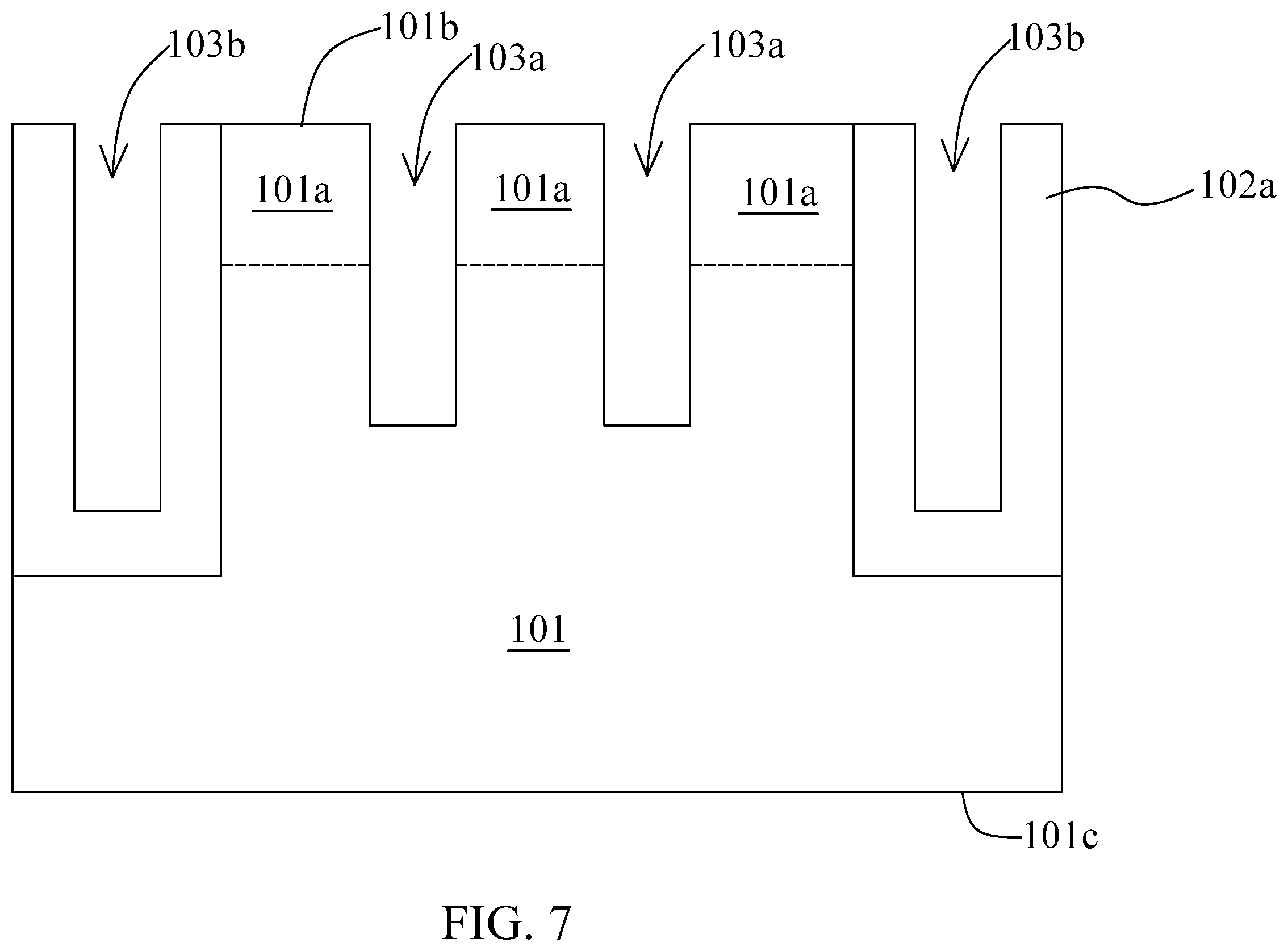 Patent US11832432 Figure 7 – Method of manufacturing memory device having word lines with reduced leakage